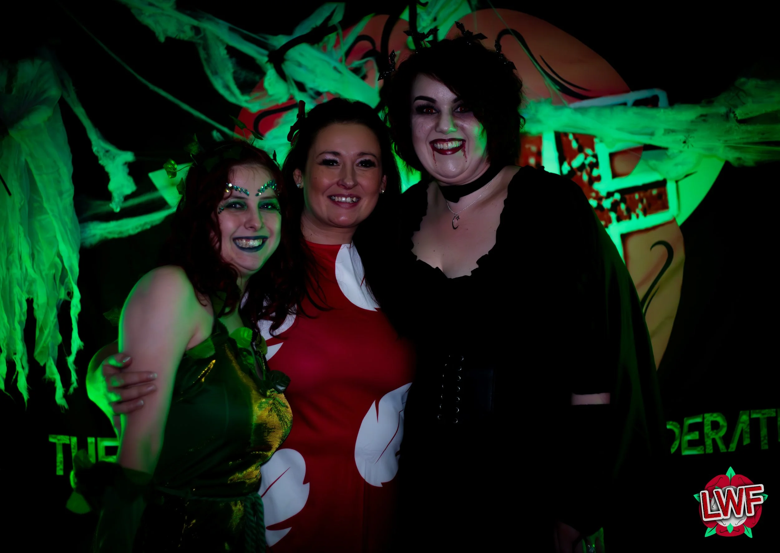 LWF Halloween Portrait booth setup , LWF, Chorley 