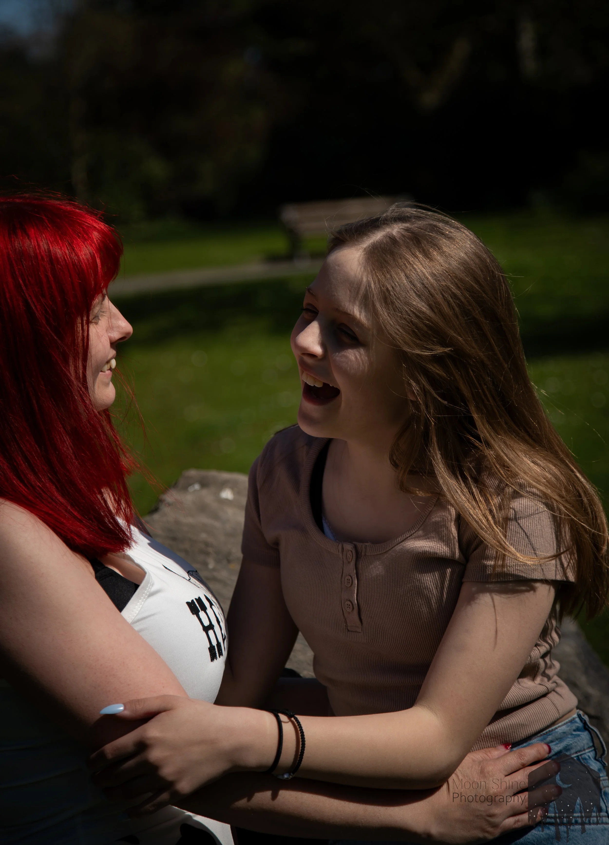 Child & adult Portrait, Stamford Park, Ashton under Lyne, Manchester 