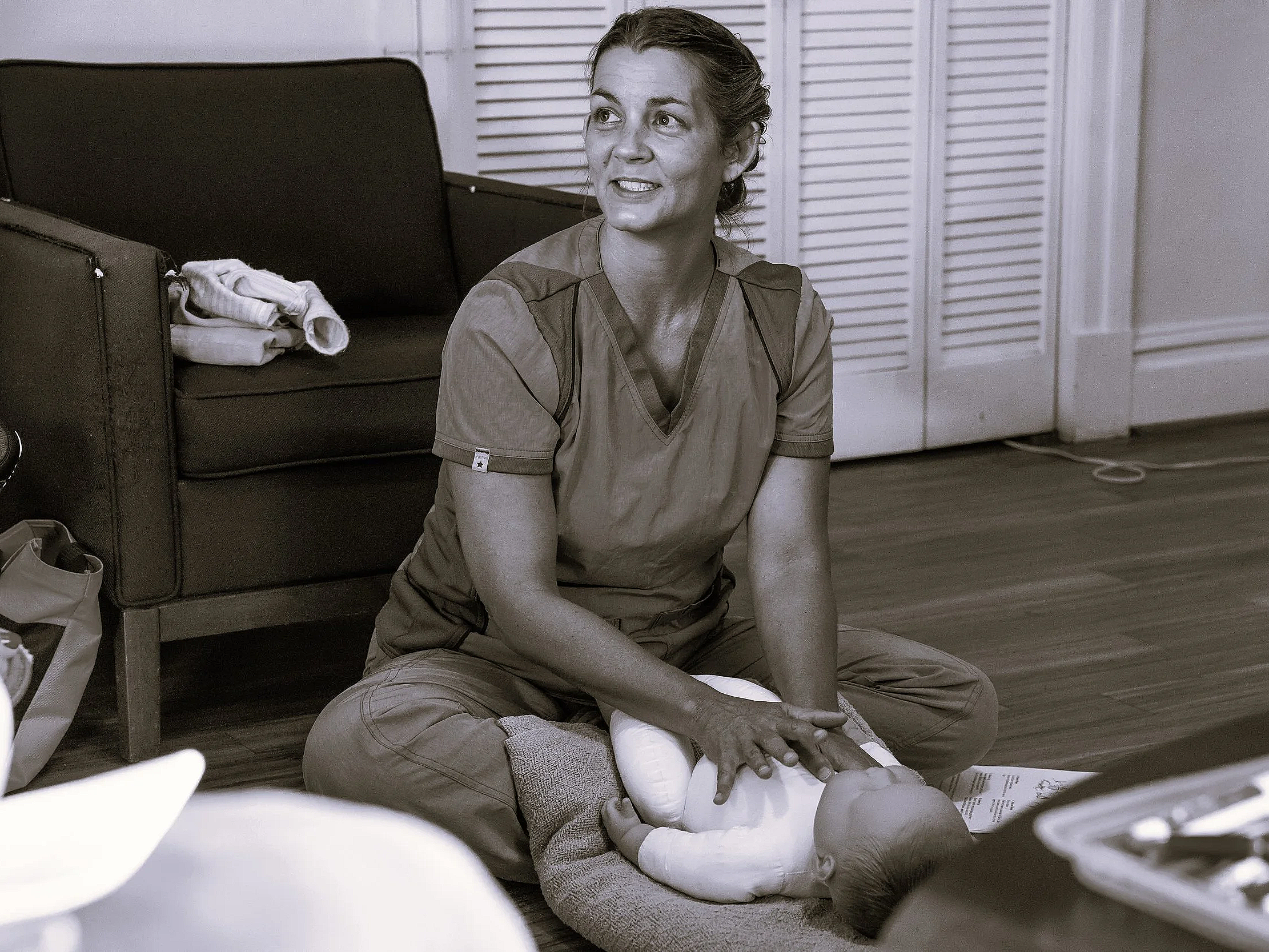 Carlie Love, LMBT, CIMI provides infant massage instruction to parents, caregivers, foster families, adoptive parents, and to families with children who have special needs in Hendersonville, North Carolina.