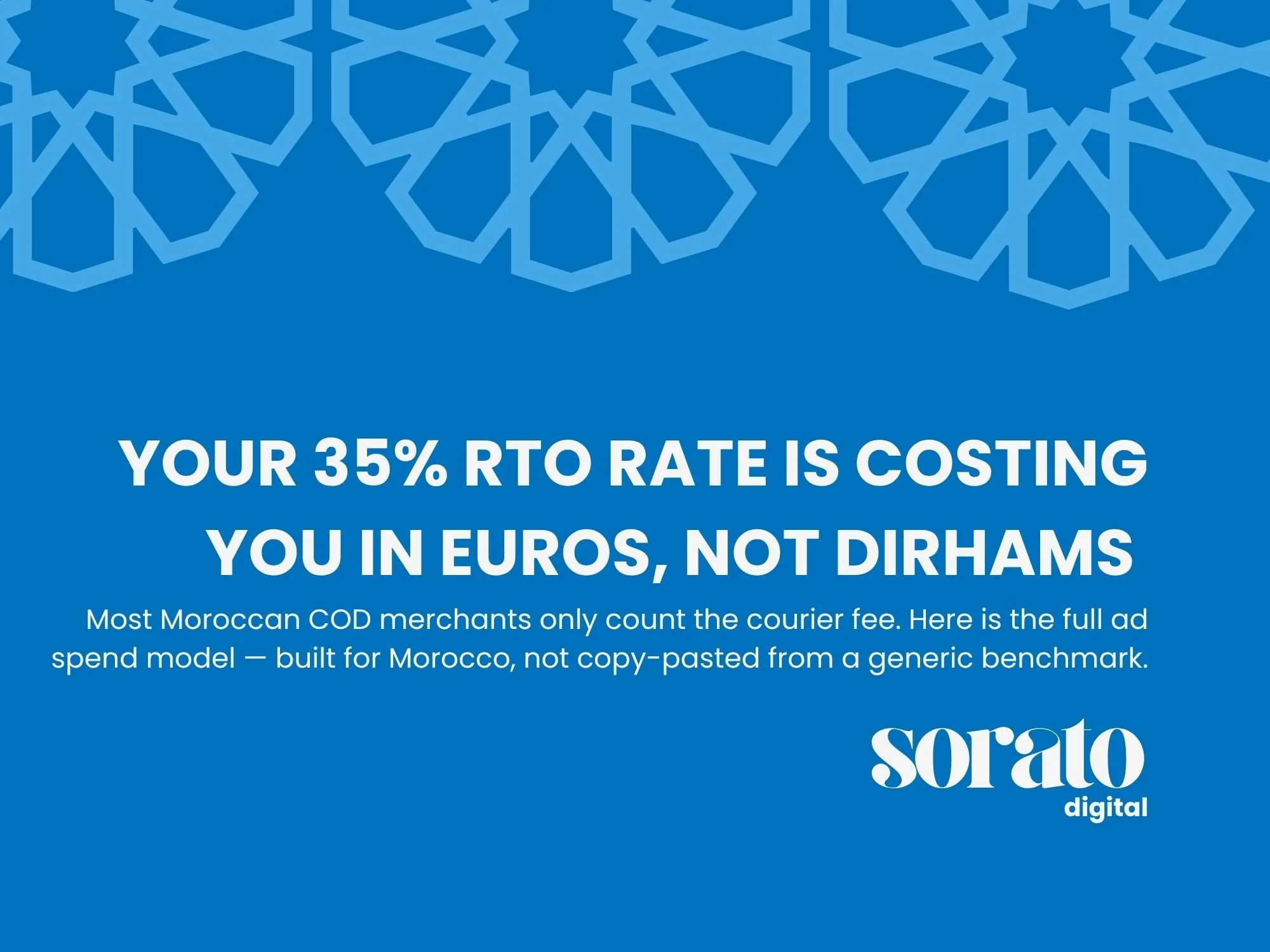 Your 35% RTO Rate Is Costing You in Euros, Not Dirhams
