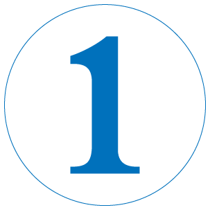 Graphic of number 1