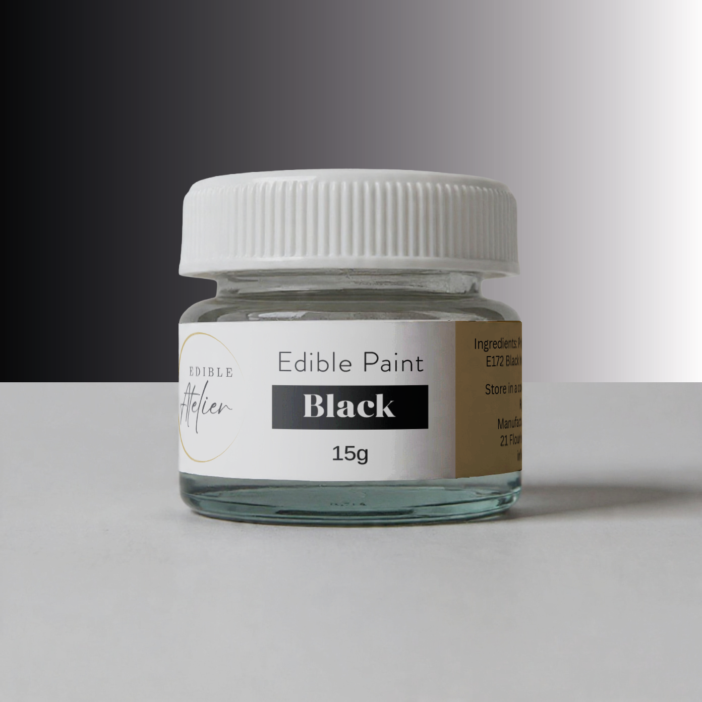 Black Edible Paint - 15mL