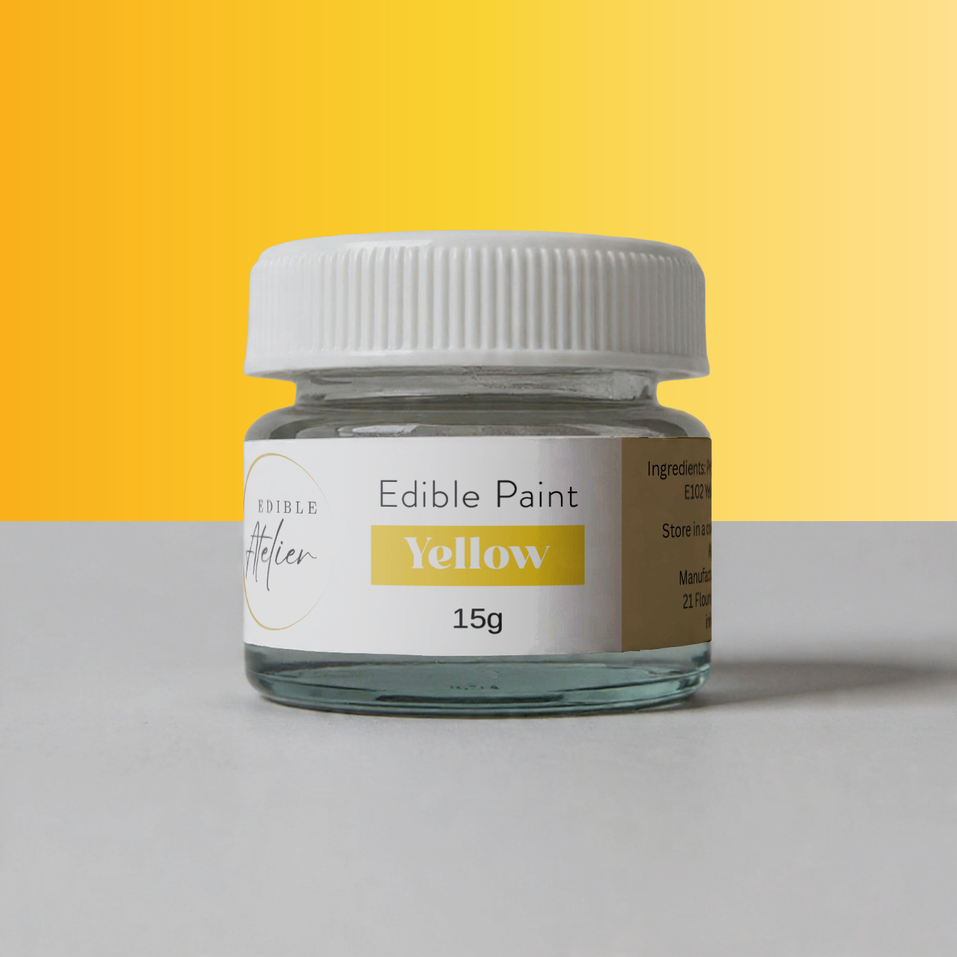 Yellow Edible Paint - 15mL