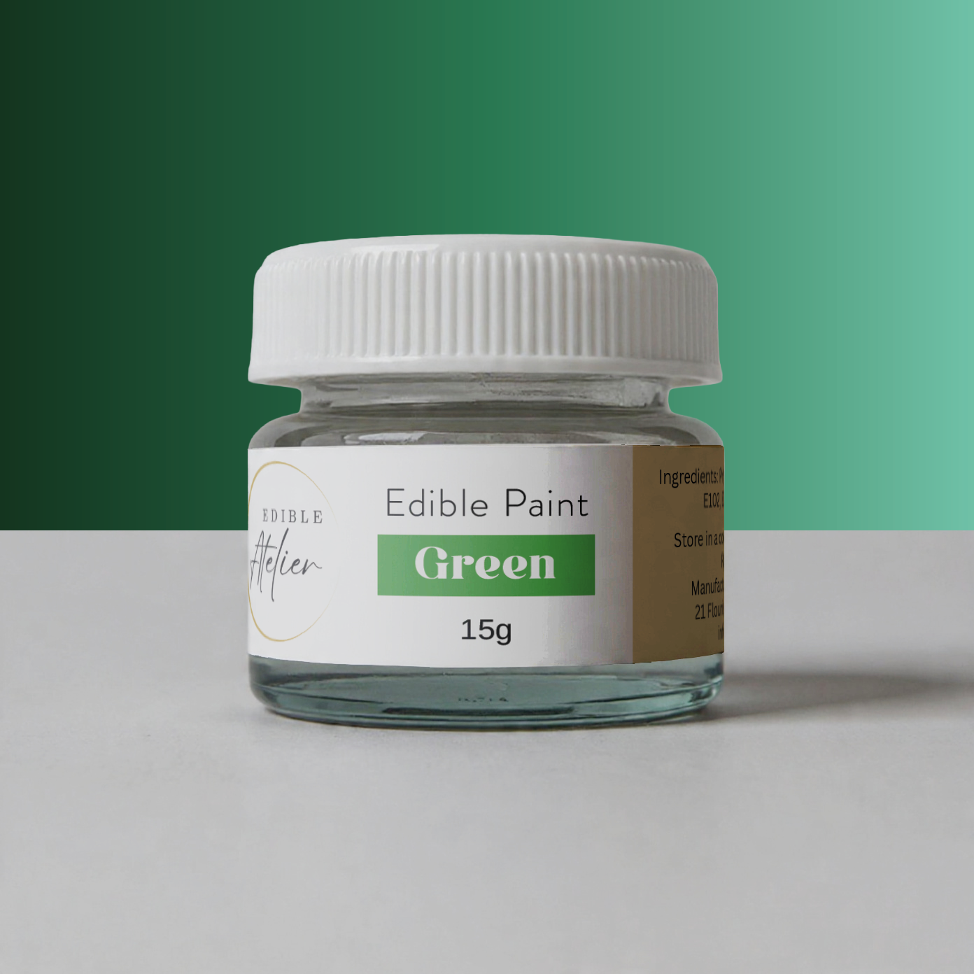 Green Edible Paint - 15mL