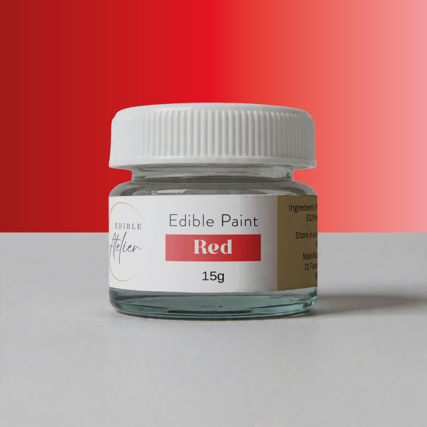Red Edible Paint - 15mL