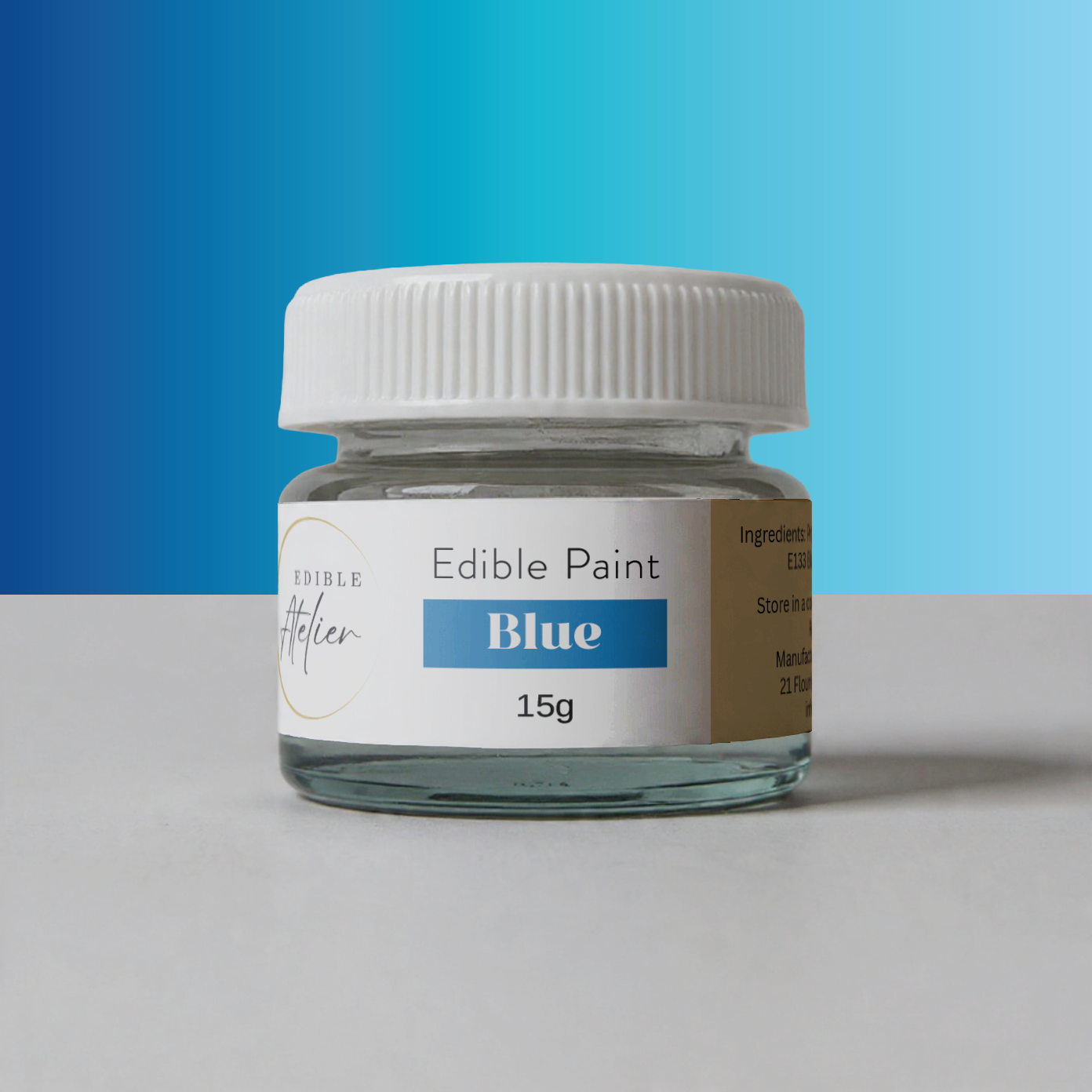 Blue Edible Paint - 15ml