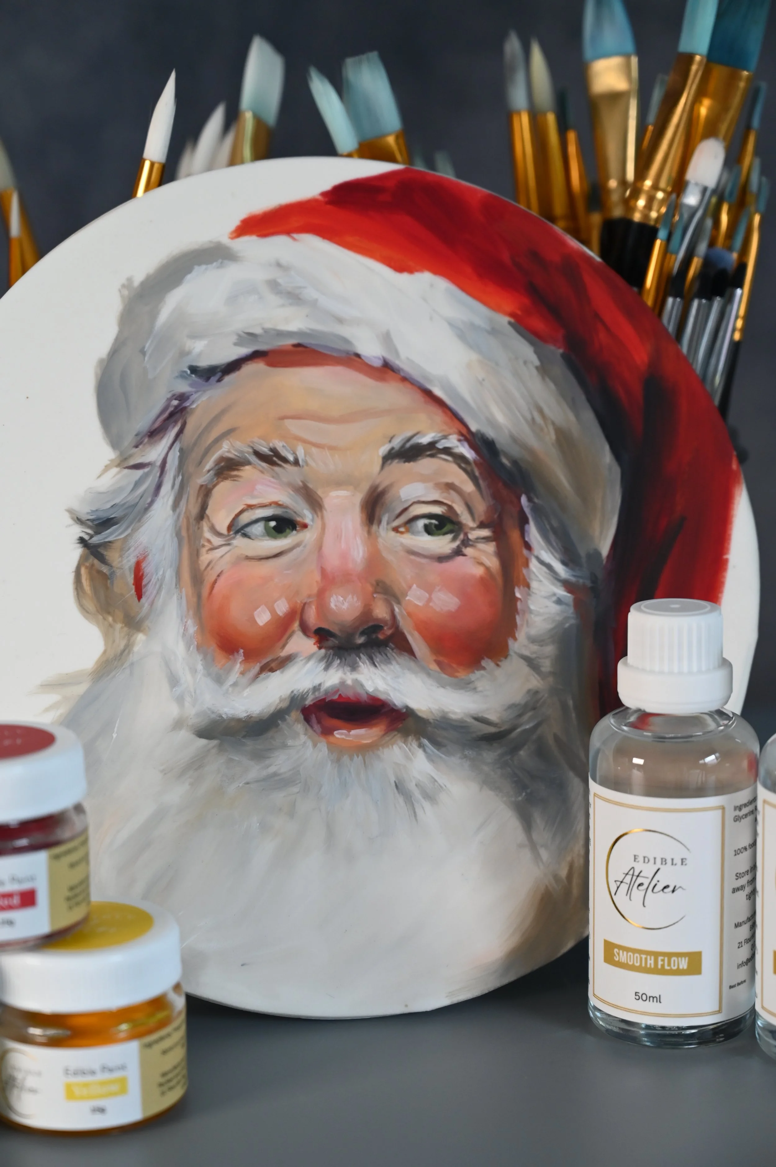 Santa Portait Painting Workshop