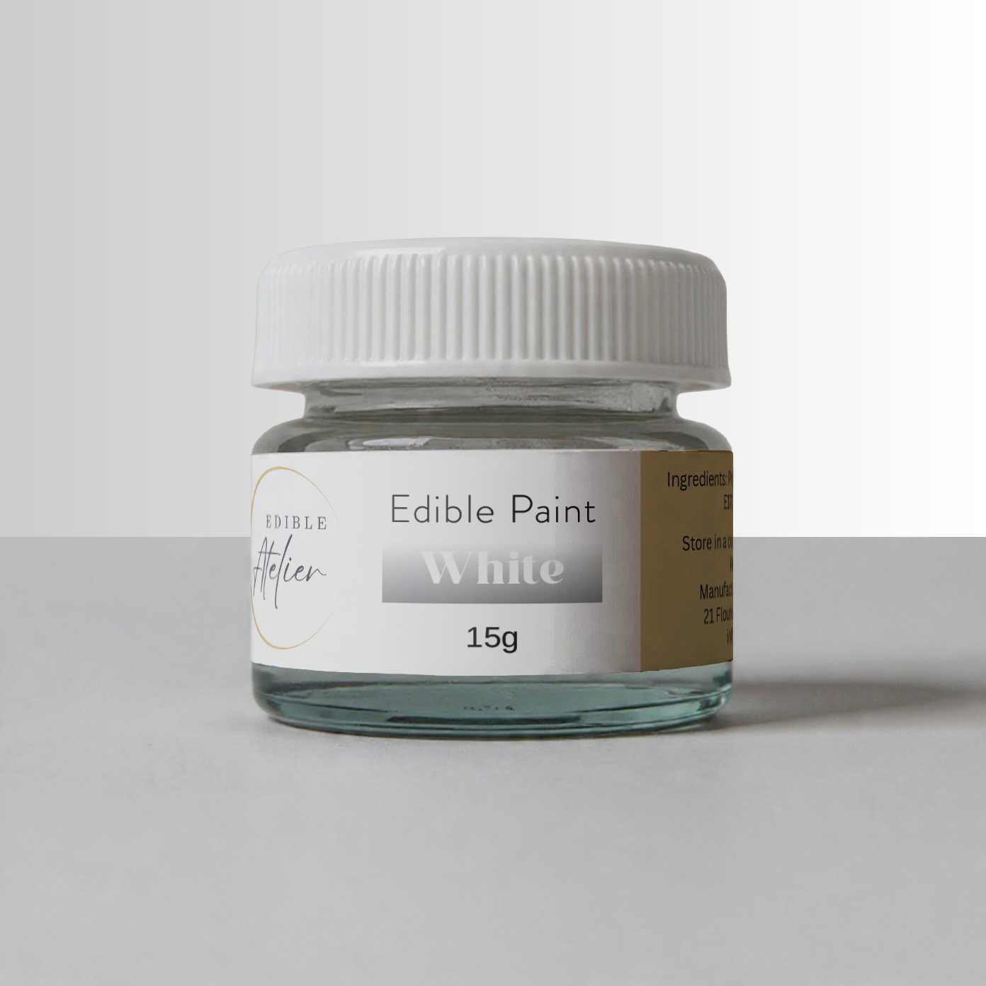 White Edible Paint - 15mL