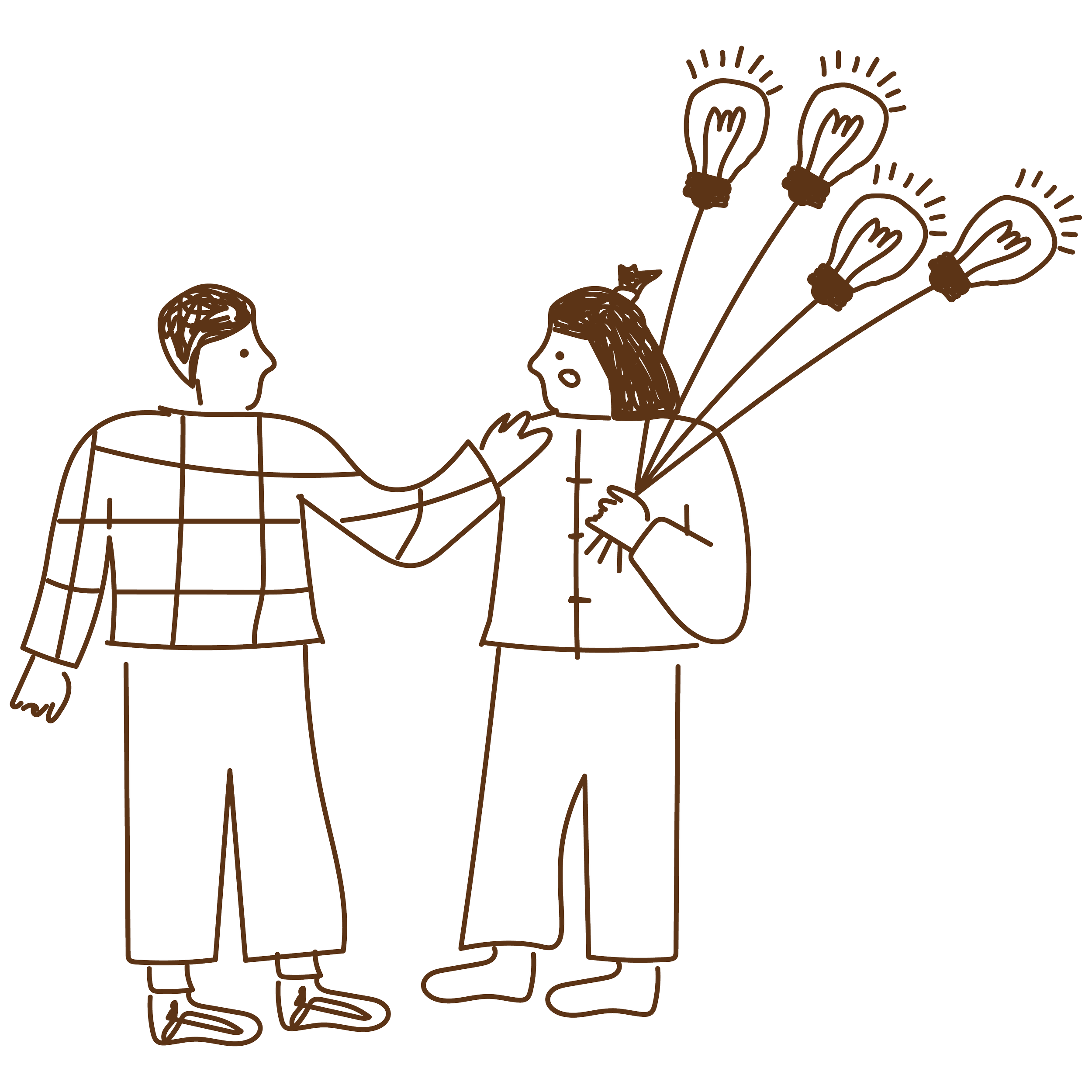 etsy-coach hat im Rahmen des Etsy Training die Kurs Teilnehmerin im Arm.