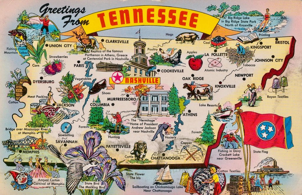 Old Tennessee Postcard