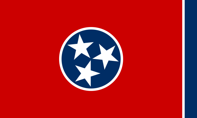The flag of Tennessee
