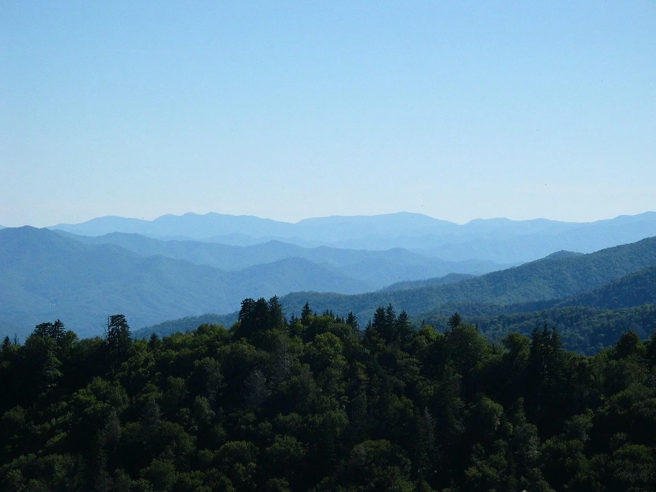 The beautiful Smoky Mountains of Tennessee