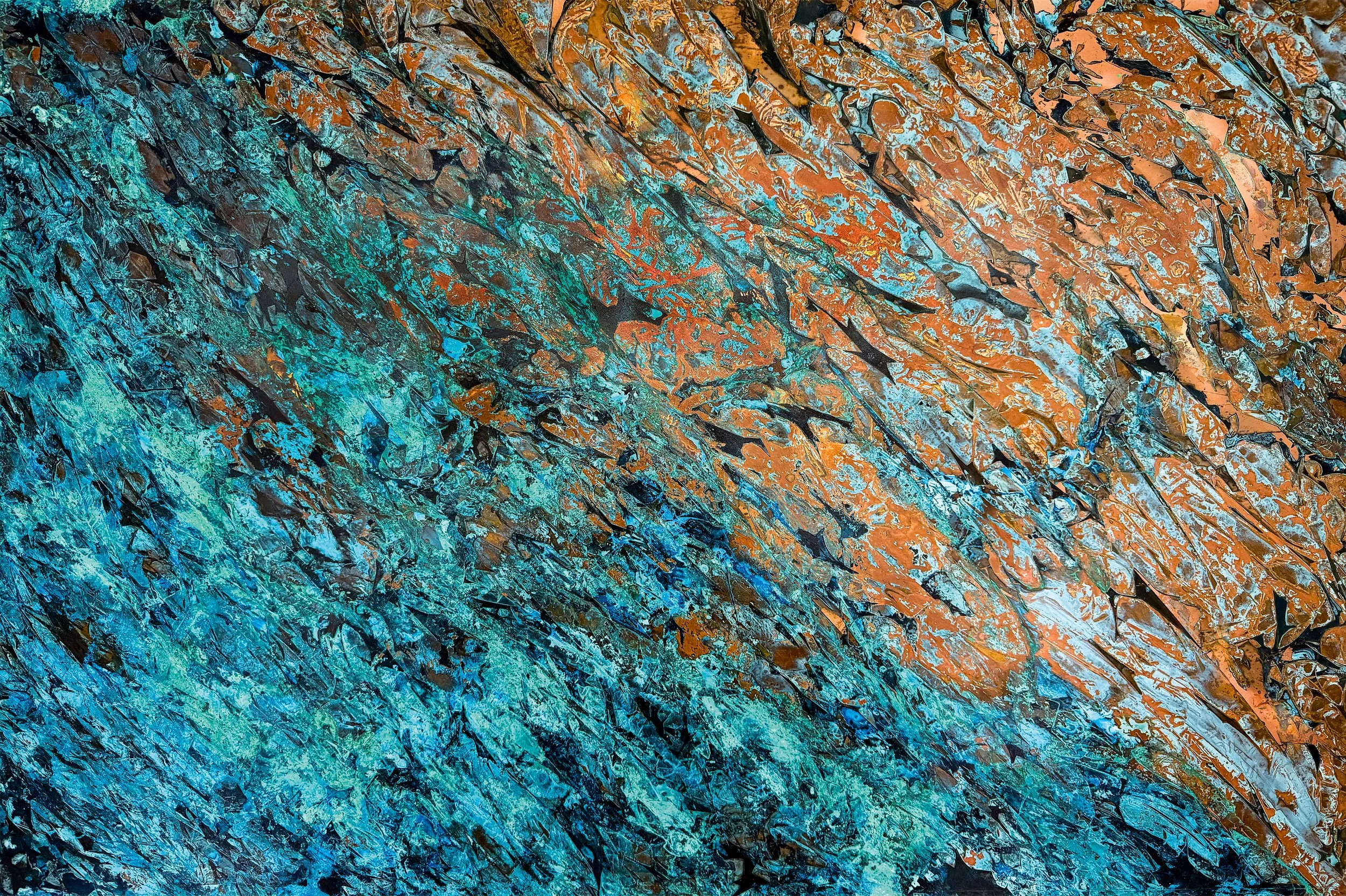 Kupferne Gezeiten: Ein Spiel der Farben