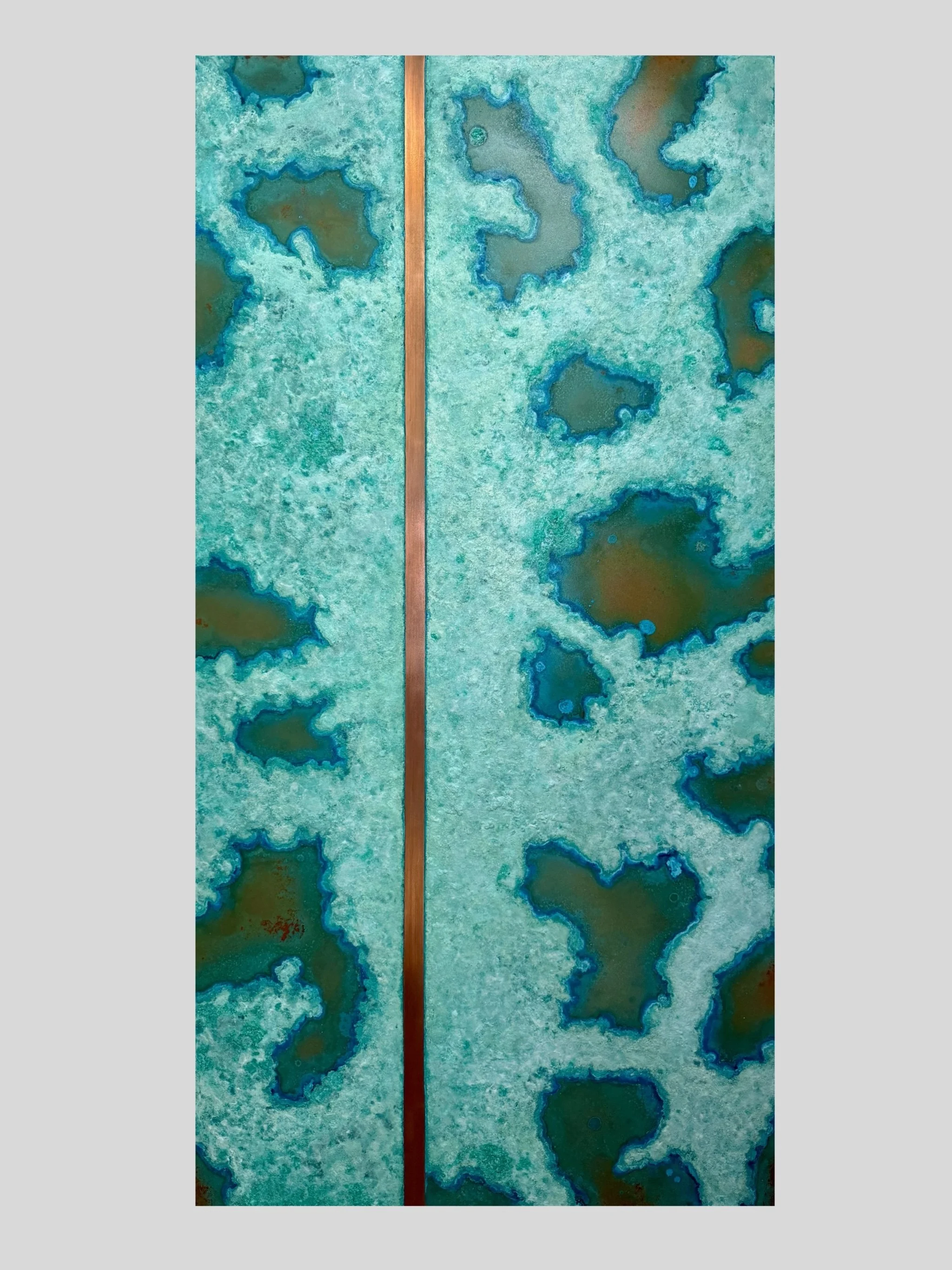 Auftragsarbeit - Übernahme des Kupfers: Patina im Rausch