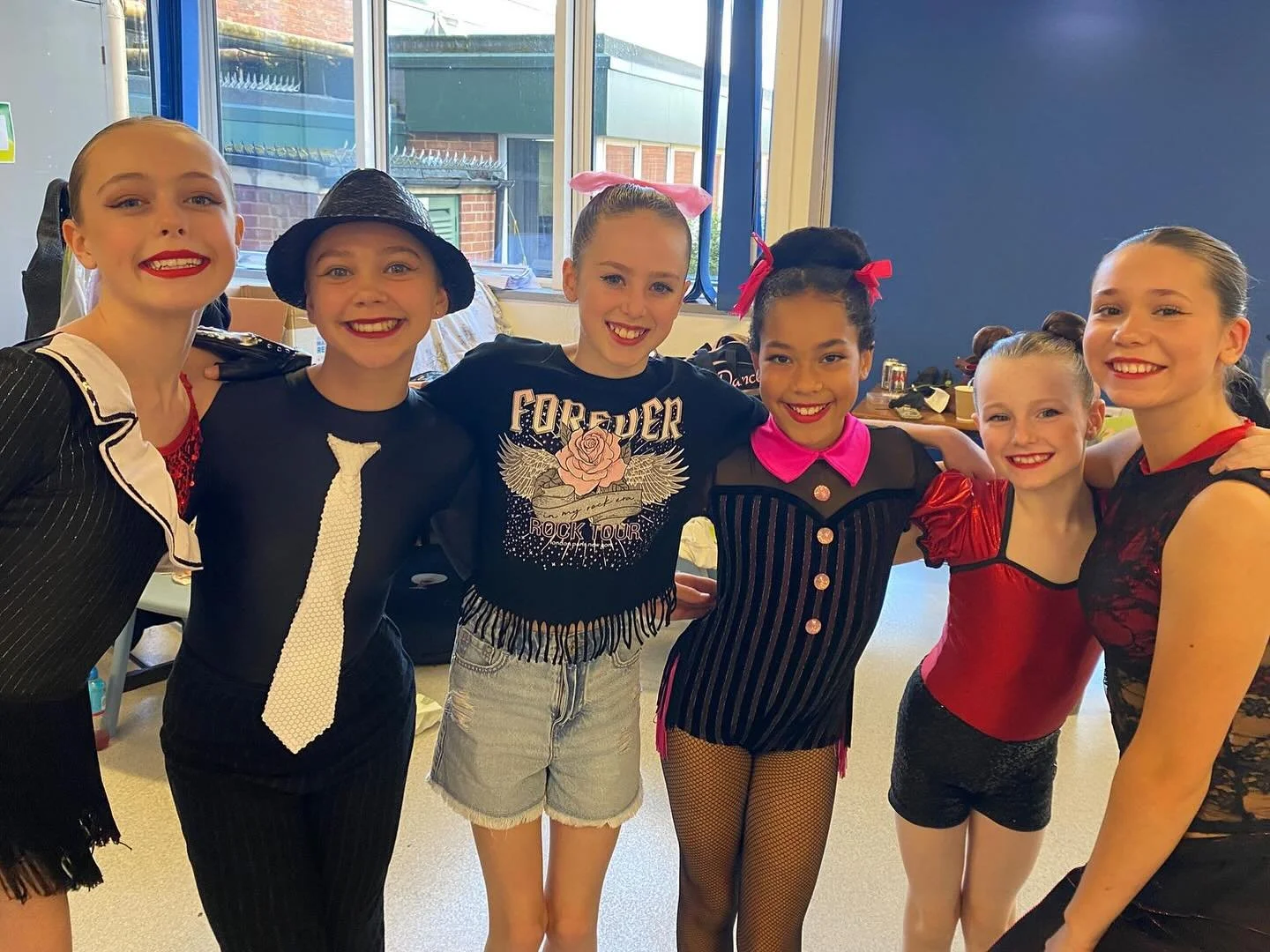 How wonderful to have so many tappers representing our little school in the tap championships @gloucesterdancefestival 🤩 Thanks to @stephaniehepburnowen for her wonderful energy &amp; teaching in their tap classes where they learn all the skills to 