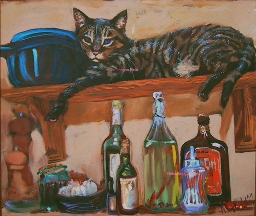 Oil painting Bartok in kitchen WM98kb.jpg