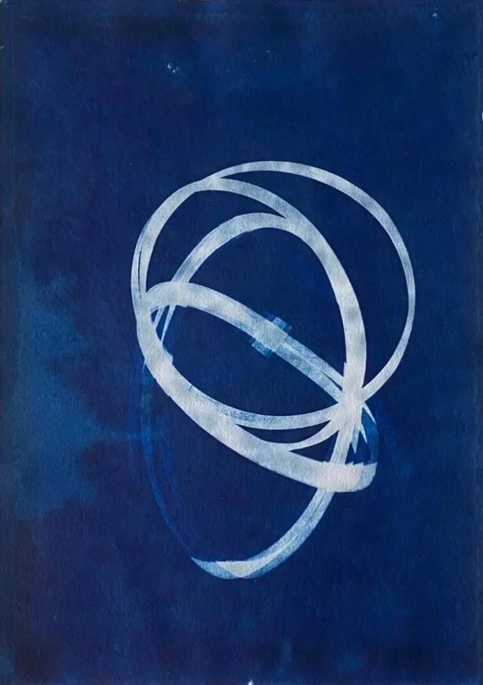 Untitled, 2021, Cyanotype, 29.5 x 21.8cm