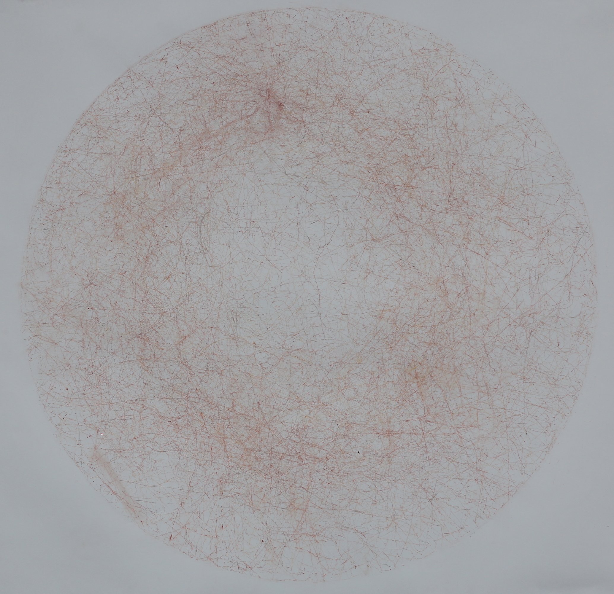 Drawing Machine Drawing&nbsp;, 2018, crayon on paper, 94 x 94cm