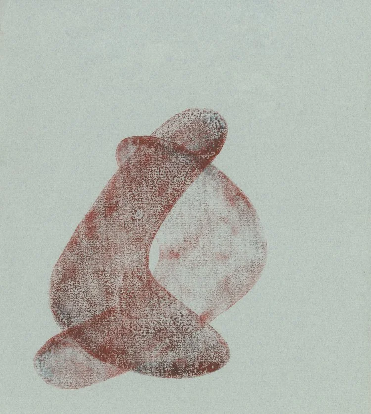 Fossil, 2013, monoprint