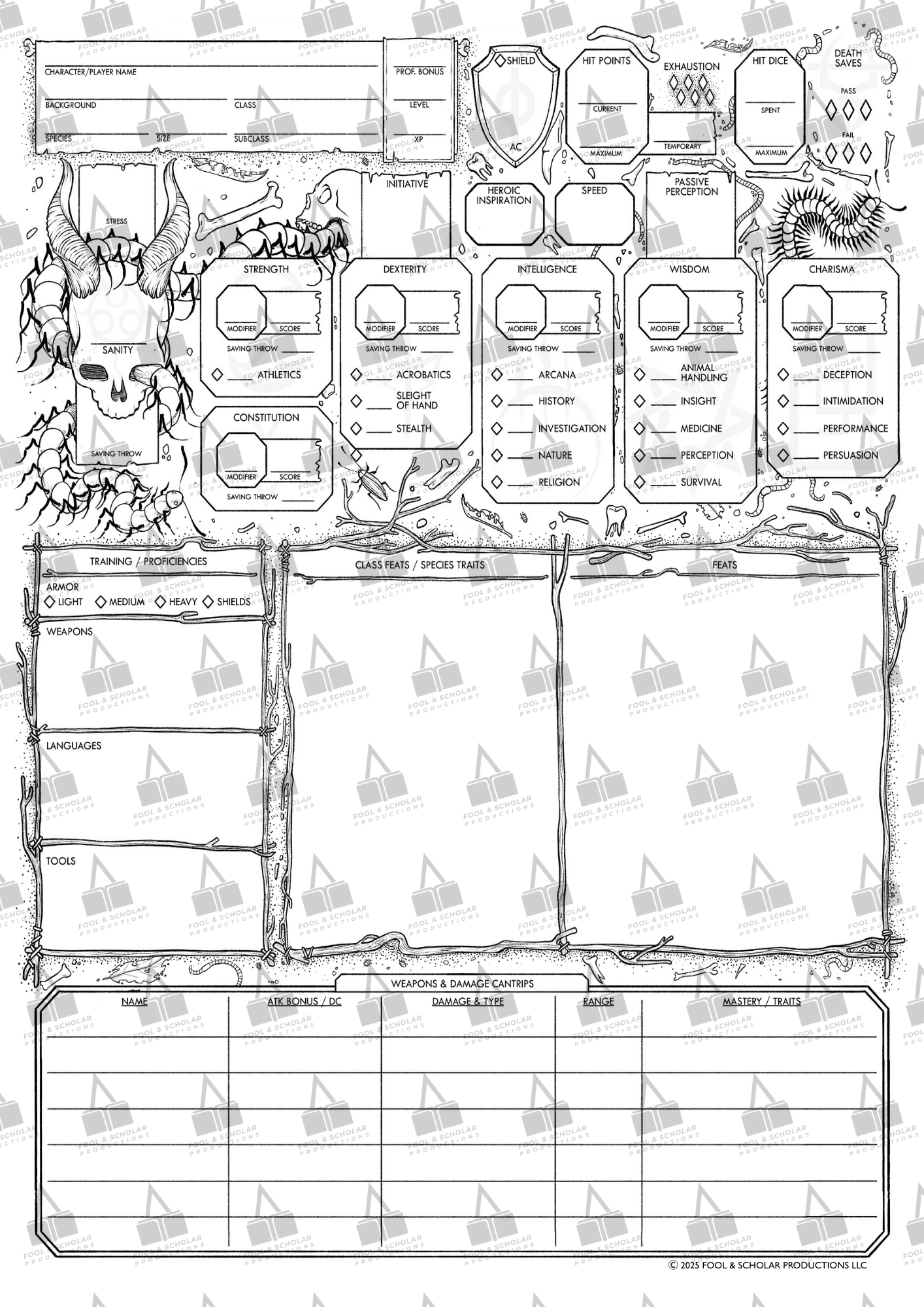 Dark Dice Characters Sheet Page 1 - A4 - 5.5e.png