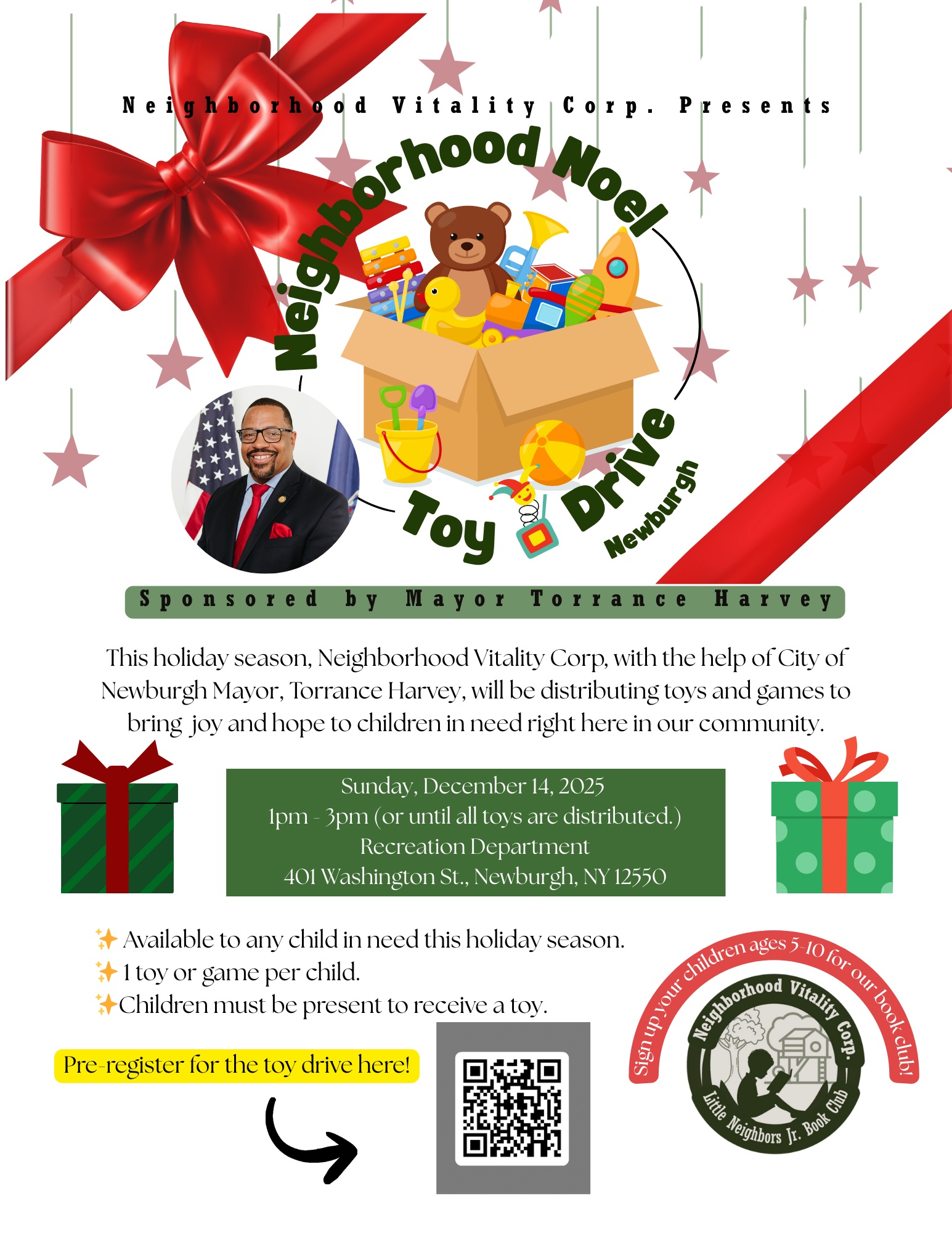 Neighborhood Noel Toy Drive - Newburgh