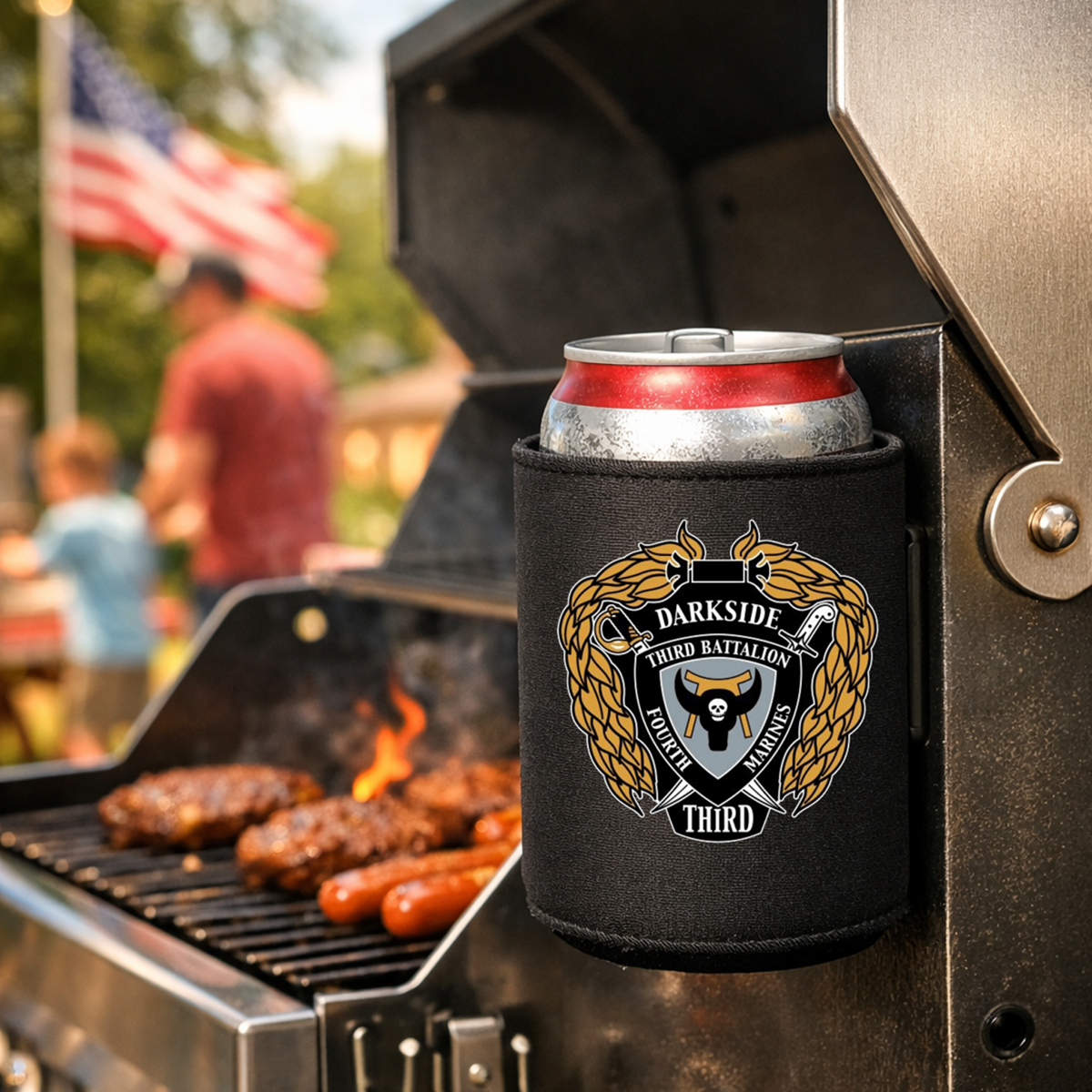 3/4 Marines Darkside Koozie