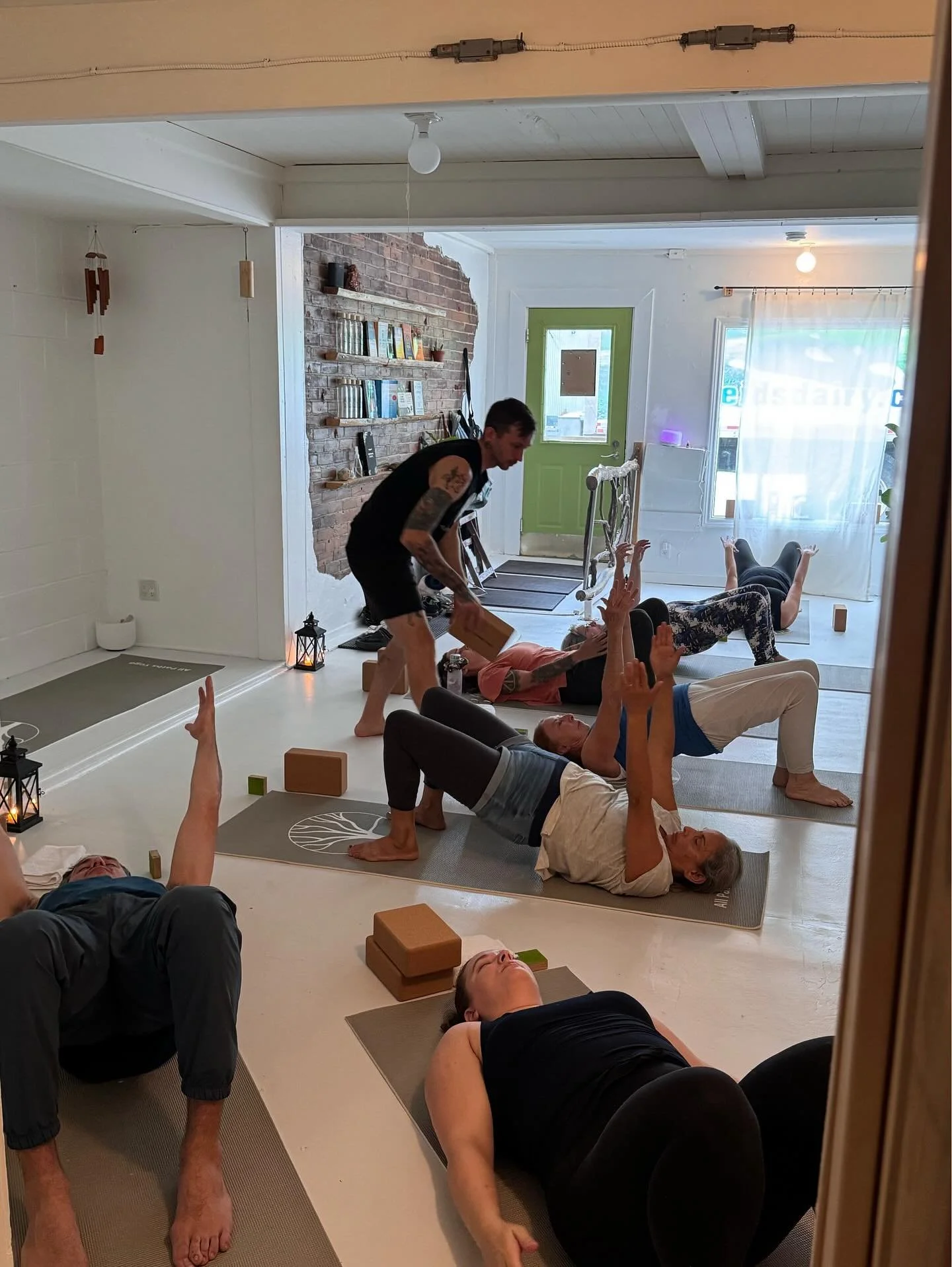 Some photos of our grand opening to give you a view of what it&rsquo;s like in our space. Thank you for all who attended, and the many yogis, some brand new and some long-time practicers, who have attended class and contributed to an amazing communit