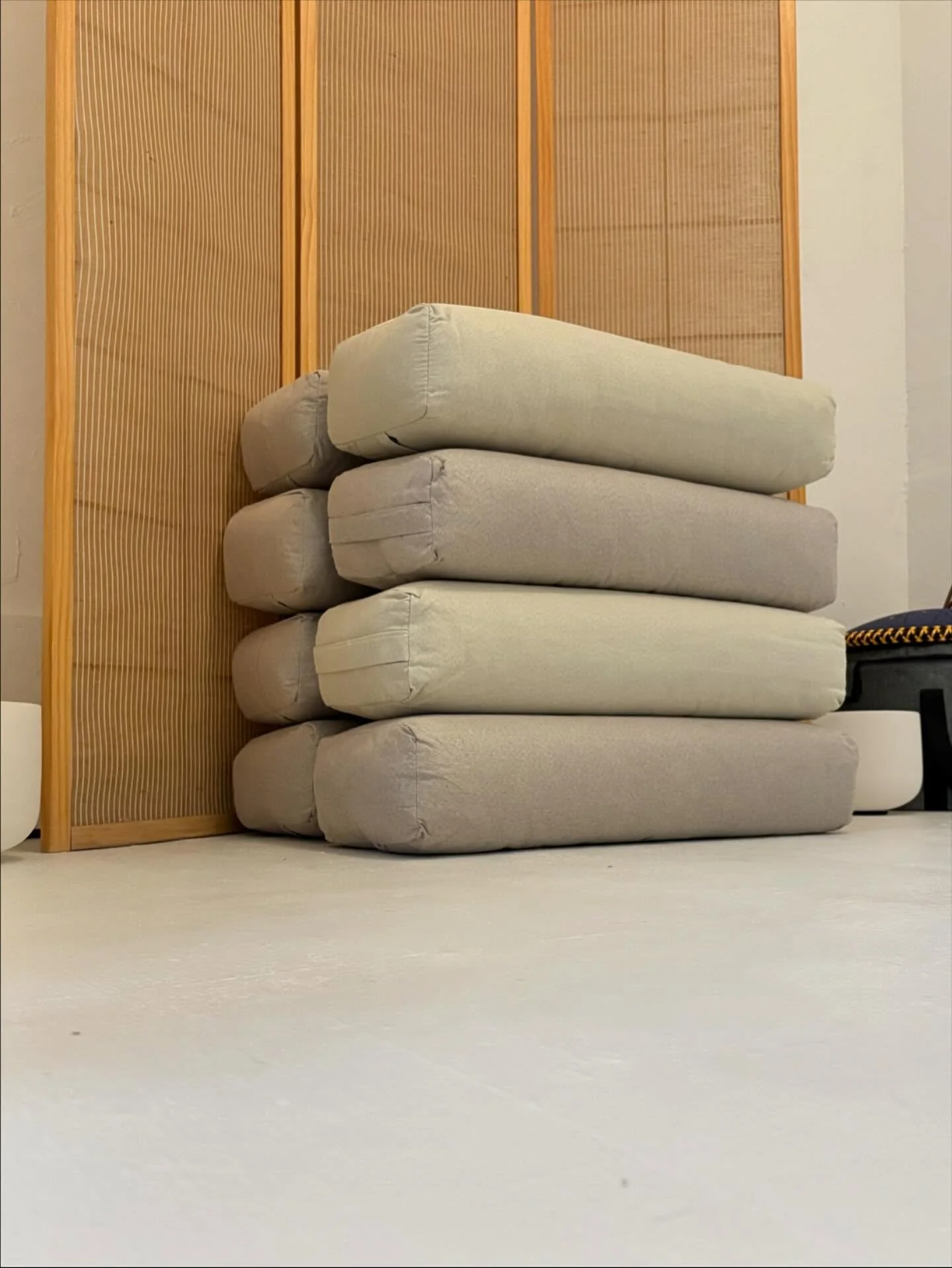 We just got some brand new BOLSTERS! Used most commonly in Yin Yoga, bolsters can be used to modify positions to your unique body. They can aid with deepening stretches, improving posture, and finding rest. As with mats, blocks, and towels, and strap