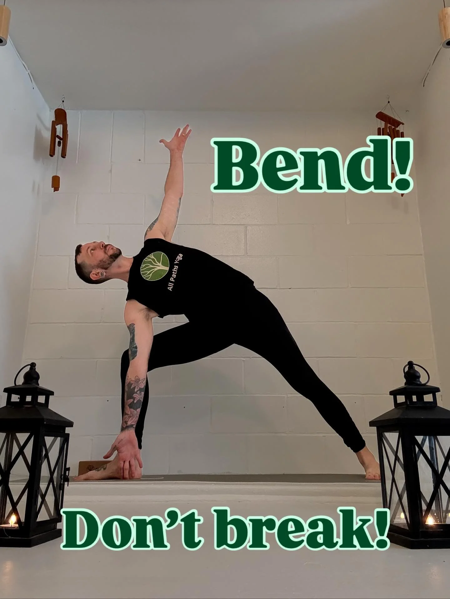 This weeks theme is Bend, Don&rsquo;t Break. Classes focusing on lateral spine mobility, working the sides of the body, to support core strength, muscle balance, and stability. #yoga #hathayoga #spinehealth #spinalhealth #spinalmobility #warkworth #t