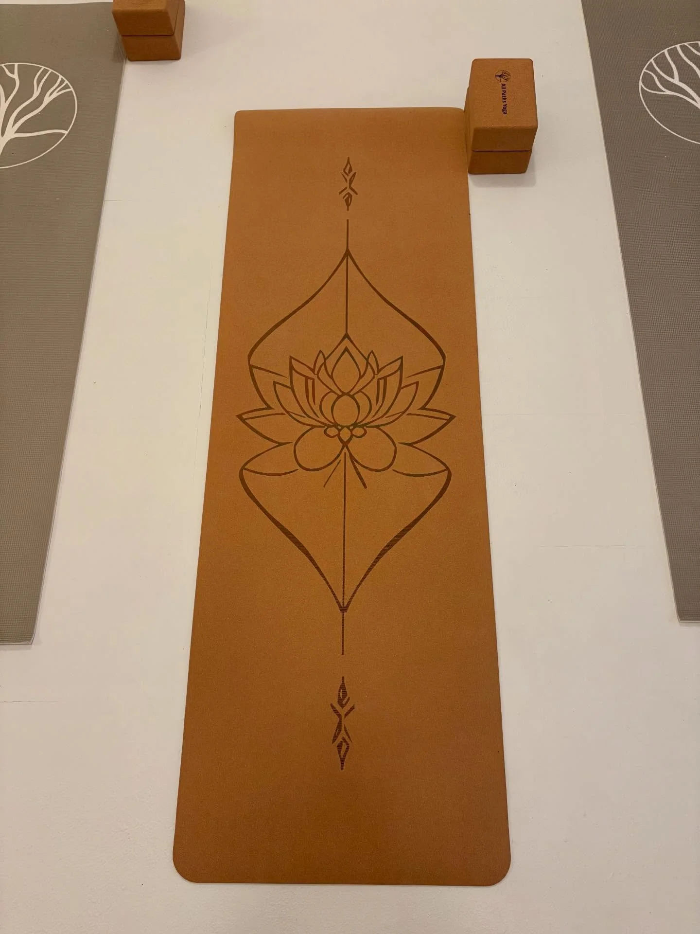 Got ourselves some brand new cork yoga mats at the studio. They are cleaner, more durable, and feet grip to them far better than foam. Also - and it might sound funny, they smell good, kinda like wood, especially when they are cleaned after every use