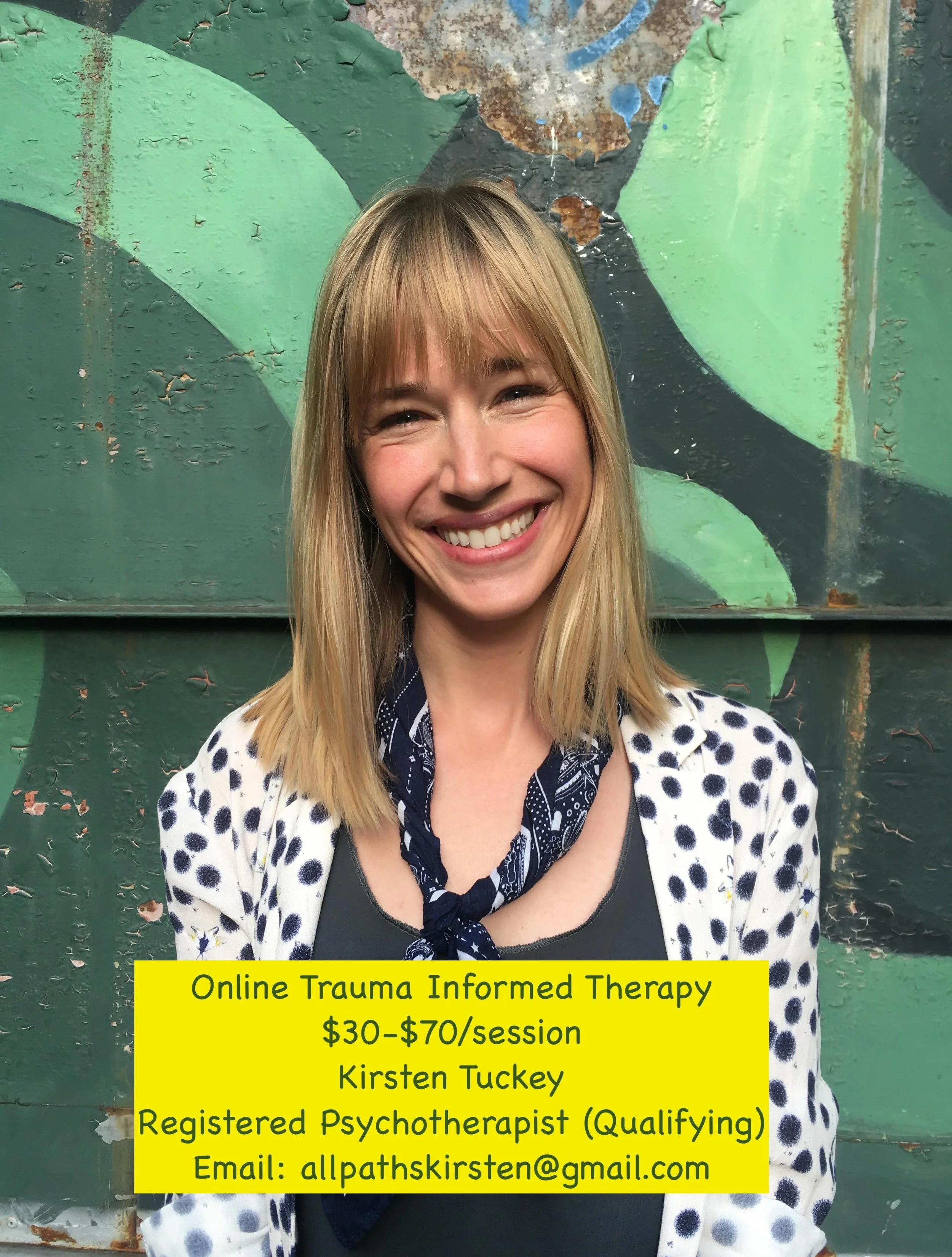 Our Registered Psychotherapist (Q) is now taking new clients. Offering trauma informed support, Kirsten may help you with making meaningful change, working through life stressors and emotional challenges, or helping to calm your symptoms. You can ema