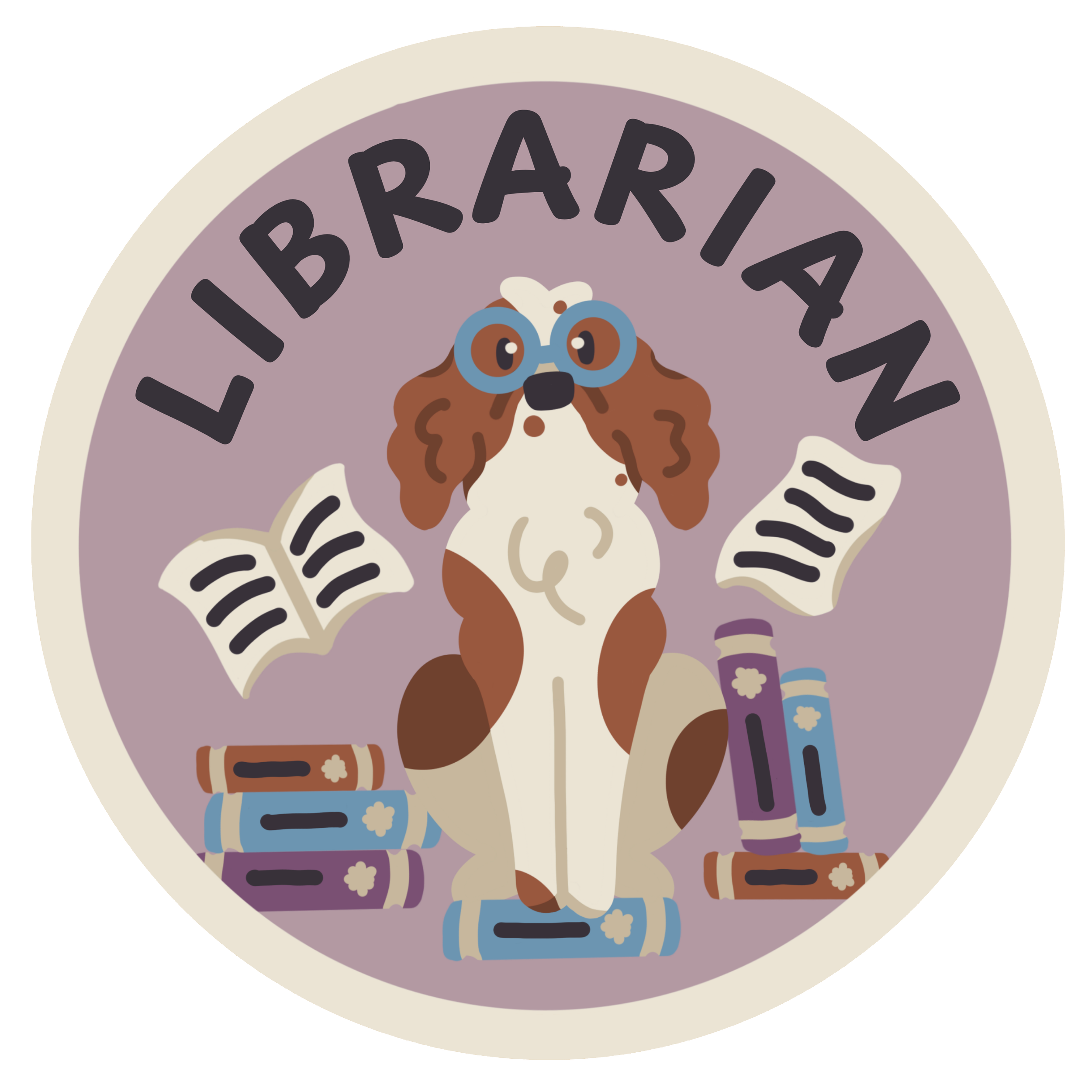 Autumn 2026 Seasonal Challenge Badge - Librarian