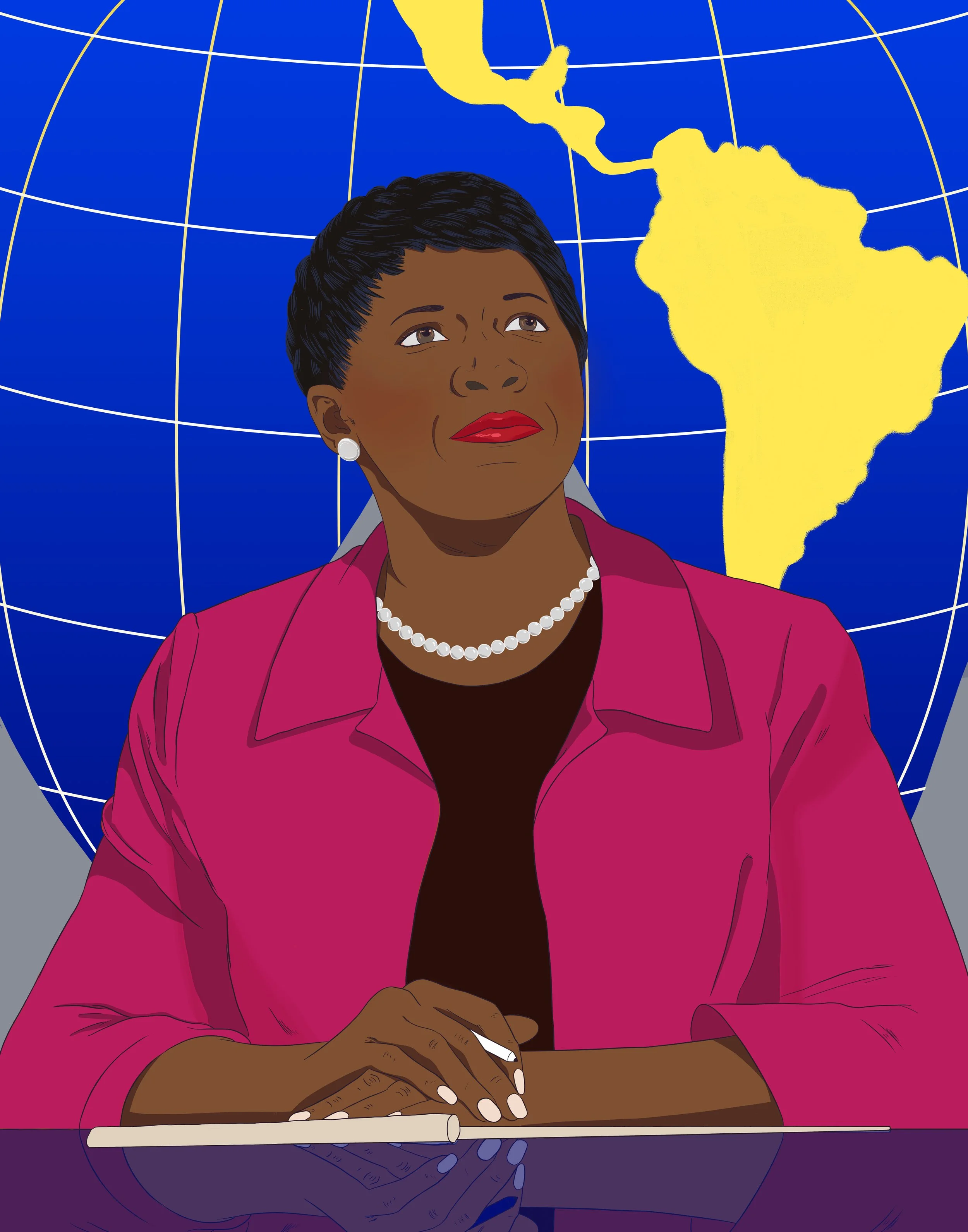 Client:  Good Night Stories for Rebel Girls
Gwen Ifill Portrait