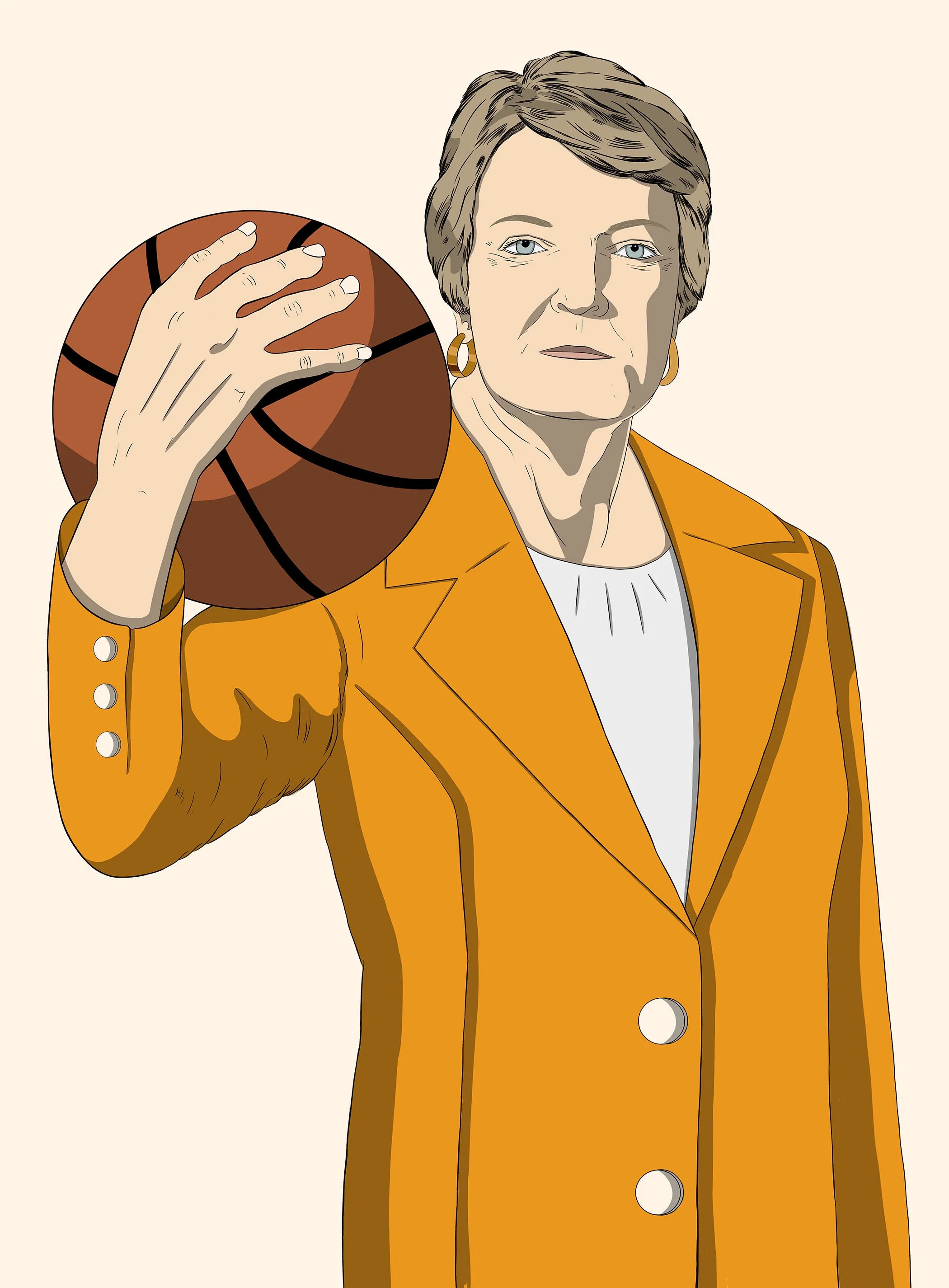 Client:  Good Night Stories for Rebel Girls
Pat Summitt Portrat
