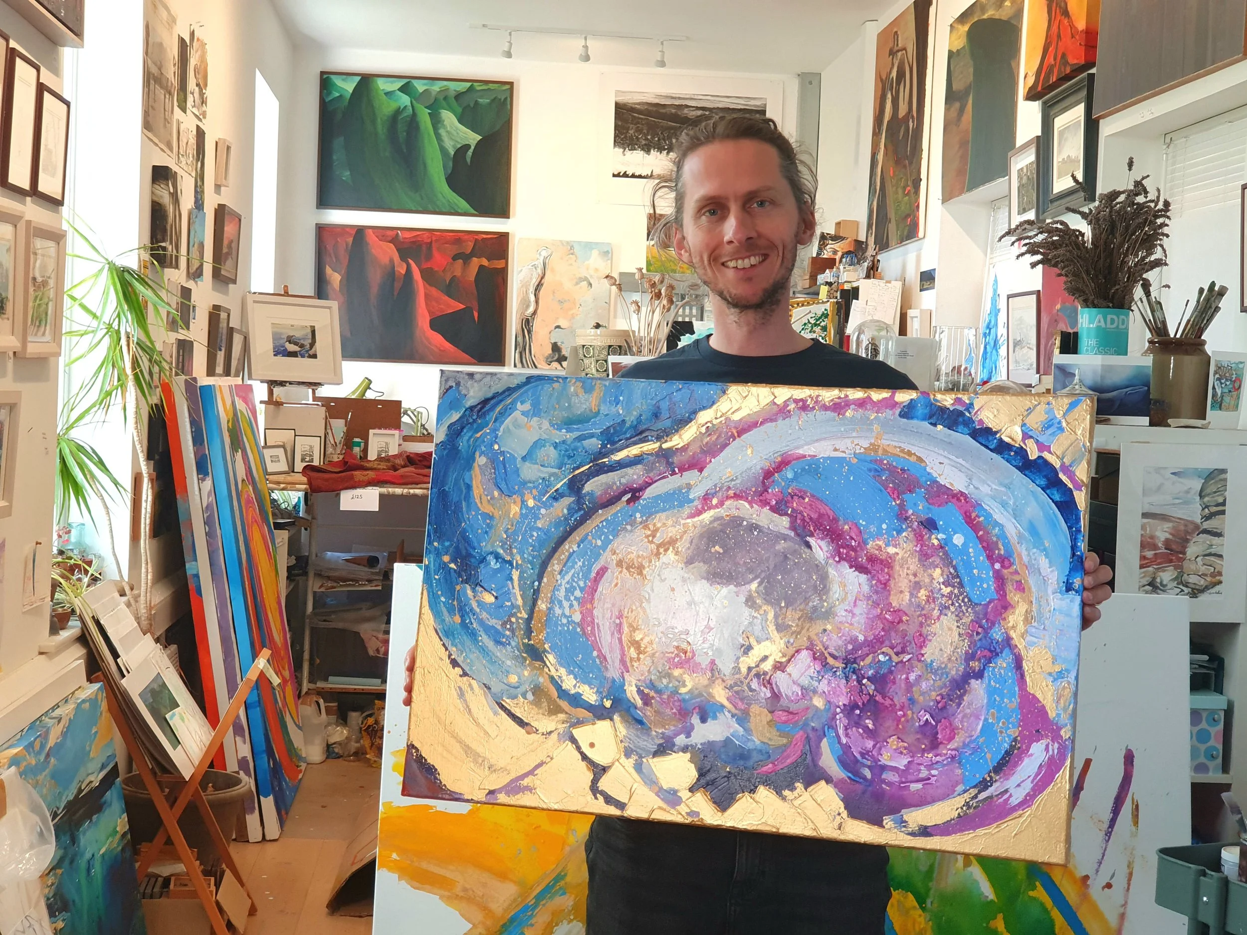 Leo du Feu, Birth of a Space Goblin, 54x81cm.jpg