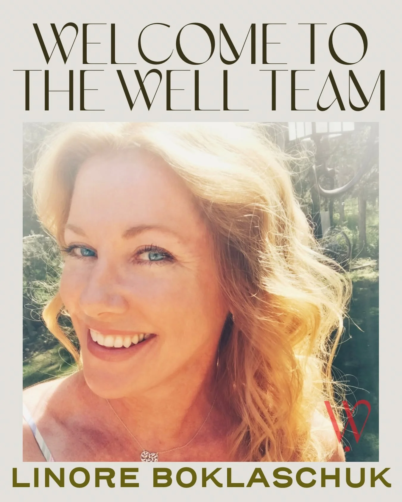 Please join us in welcoming Linore to The Well!

Linore is joining our team as one of our Client Care &amp; Operations Coordinators, and we&rsquo;re so excited to have her here!

A University of Calgary alumna with a BA degree, Linore brings a divers