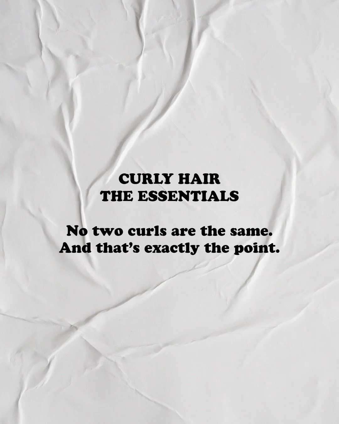 Curly hair is not a trend.

It&rsquo;s a structure. A language. An identity.

Understanding curls means going beyond appearance it&rsquo;s about recognising how they move, react, and naturally evolve.

No two curls are ever the same.
And that&rsquo;s