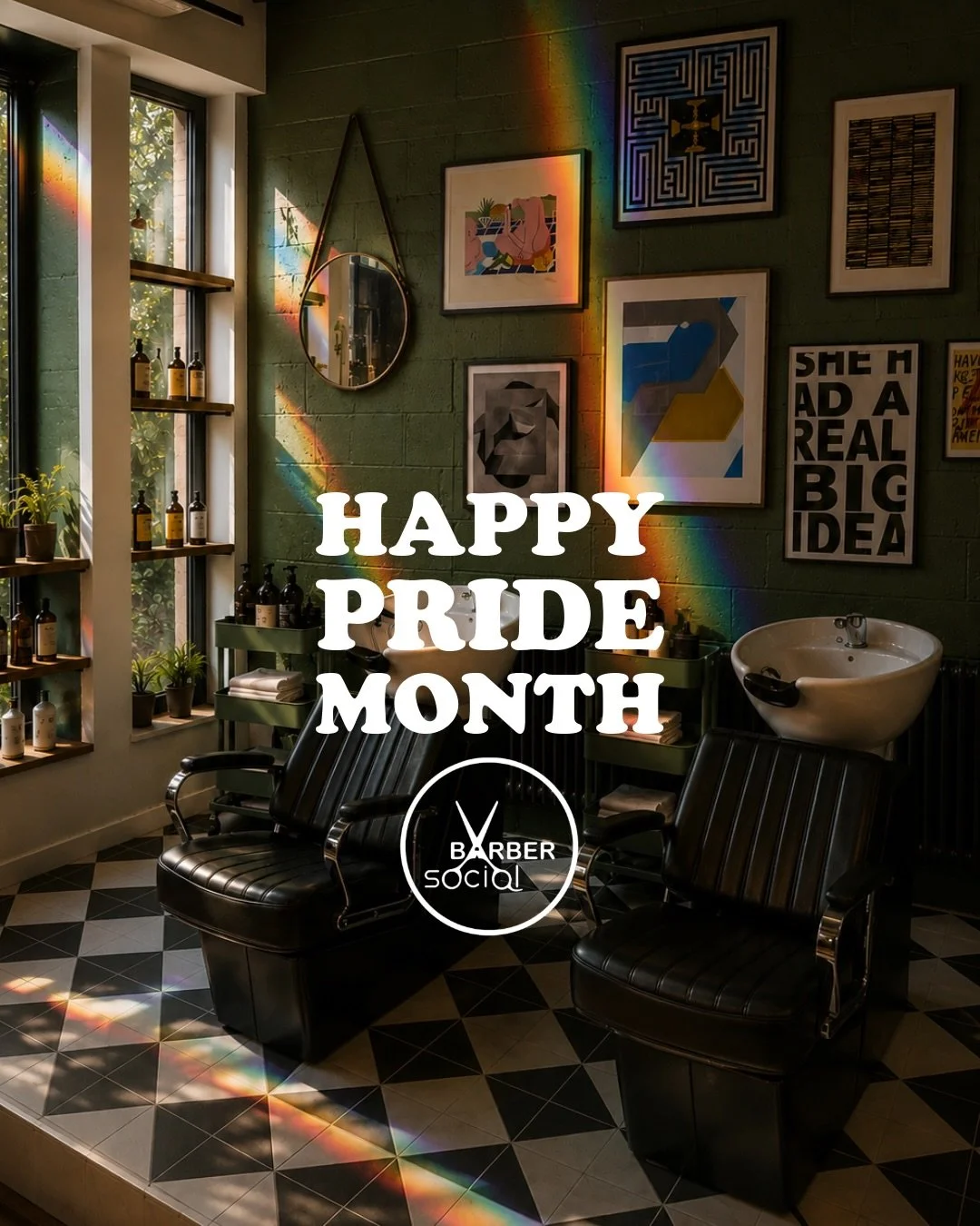 At Barber Social, we believe everyone deserves to feel comfortable, respected and welcome.

This Pride Month, we celebrate individuality, diversity and the people who make our community what it is.

Happy Pride Month.

Barber Social UK
6-9 West Park 