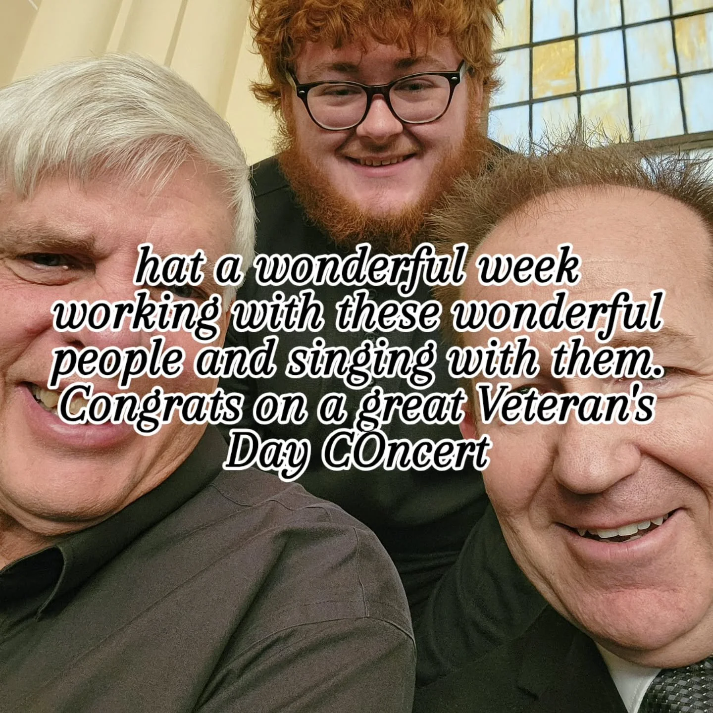 Veteran's Day Concert with the Norman Philharmonic and a great buch of friends and fab singers and musicians.