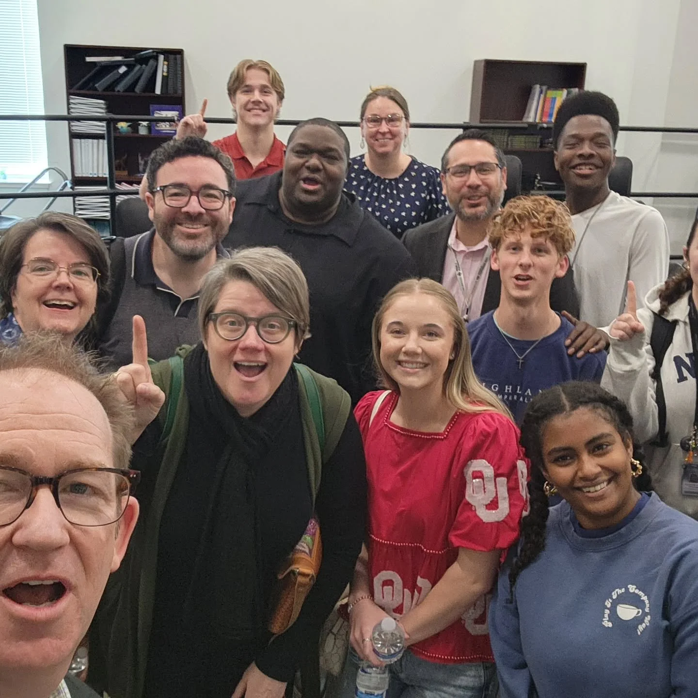 Yesterday morning we had the pleasure of working with the students at Terrell ISD at the I.M. Terrell Academy. Thanks to the Fine teachers and students for making us all feel so welcome. Also, a big shout out to OU alumn, Ruben Alcala, the Director o