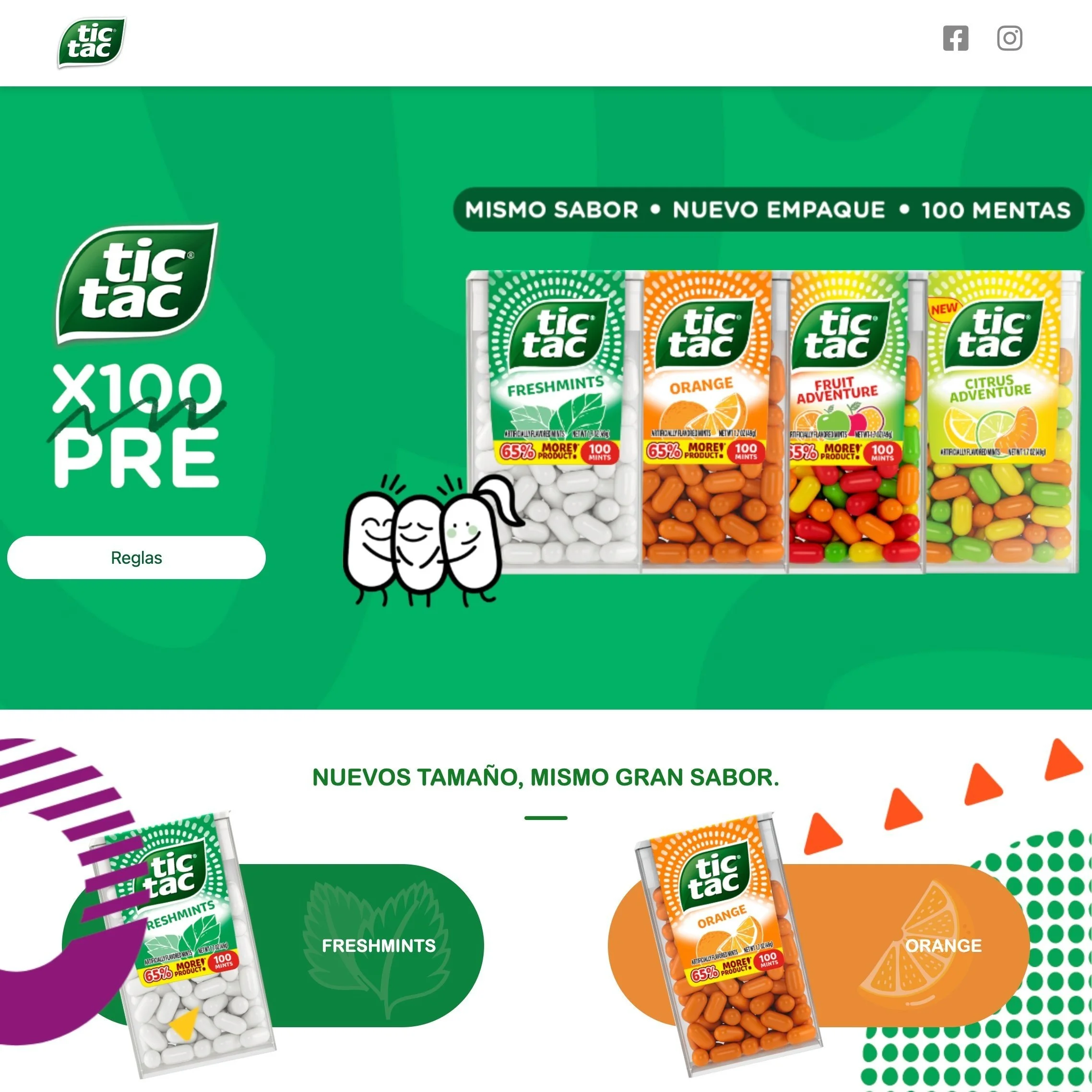 Alterno Agency - Campañas digitales y websites para Tic Tac Puerto Rico