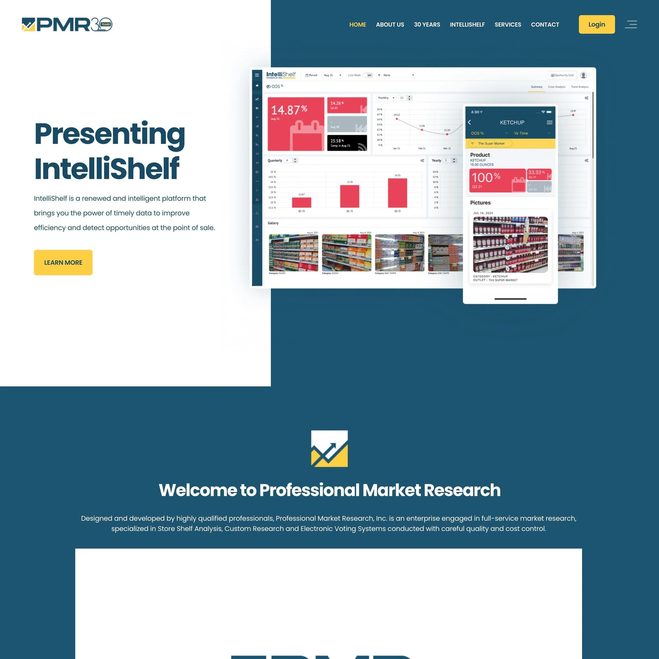 Alterno Agency - Branding y website para Professional Market Research, Inc. (PMR)
