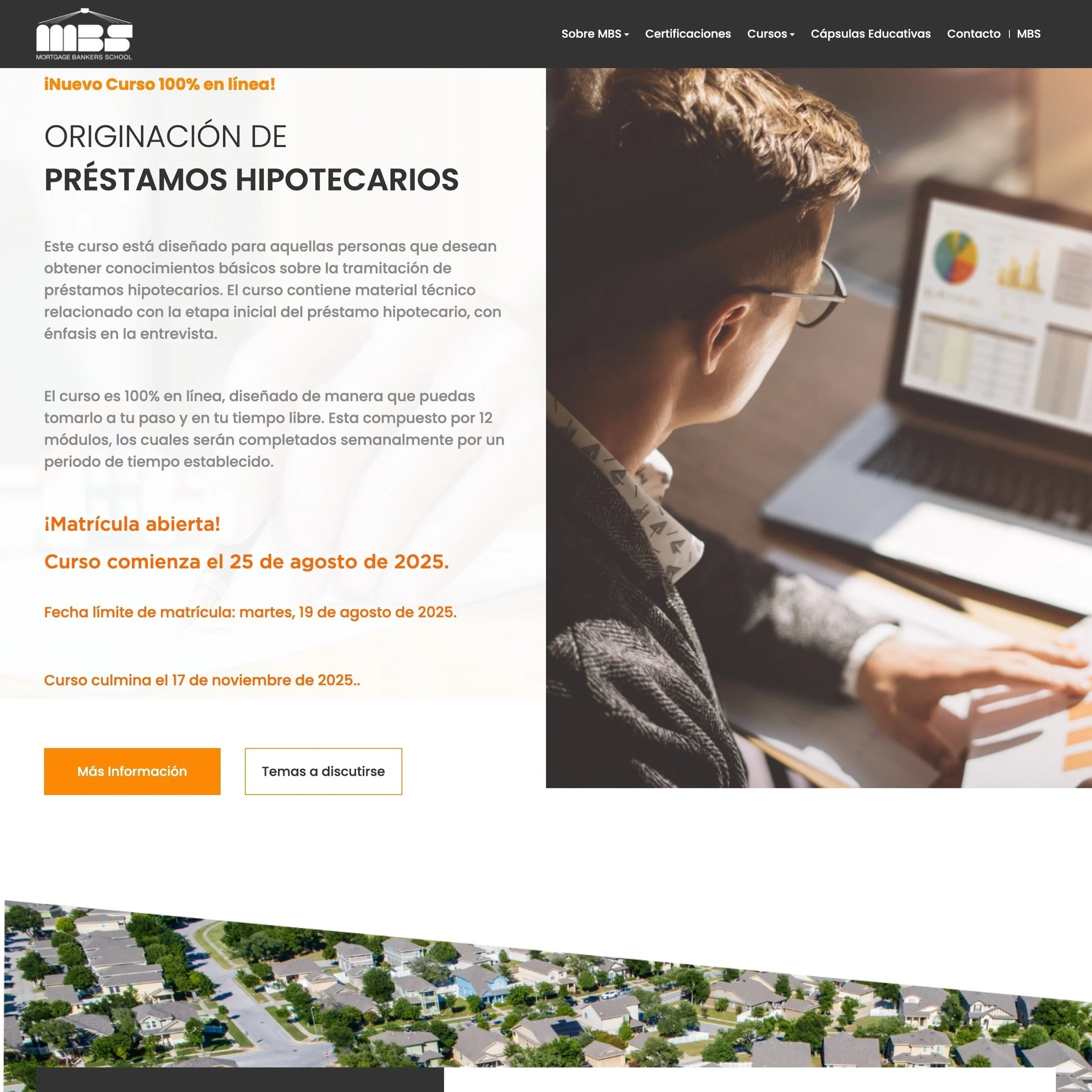 Alterno Agency - Desarrollo de Websites y Learning Management System (LMS) para Mortgage Bankers Association (MBS)