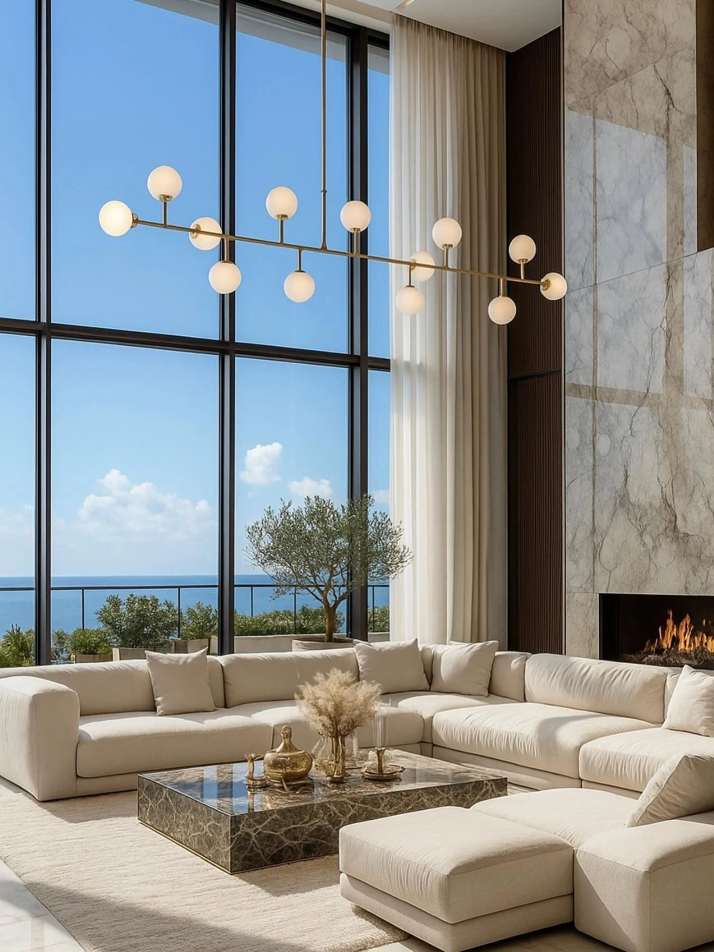 View lounge villa concept.