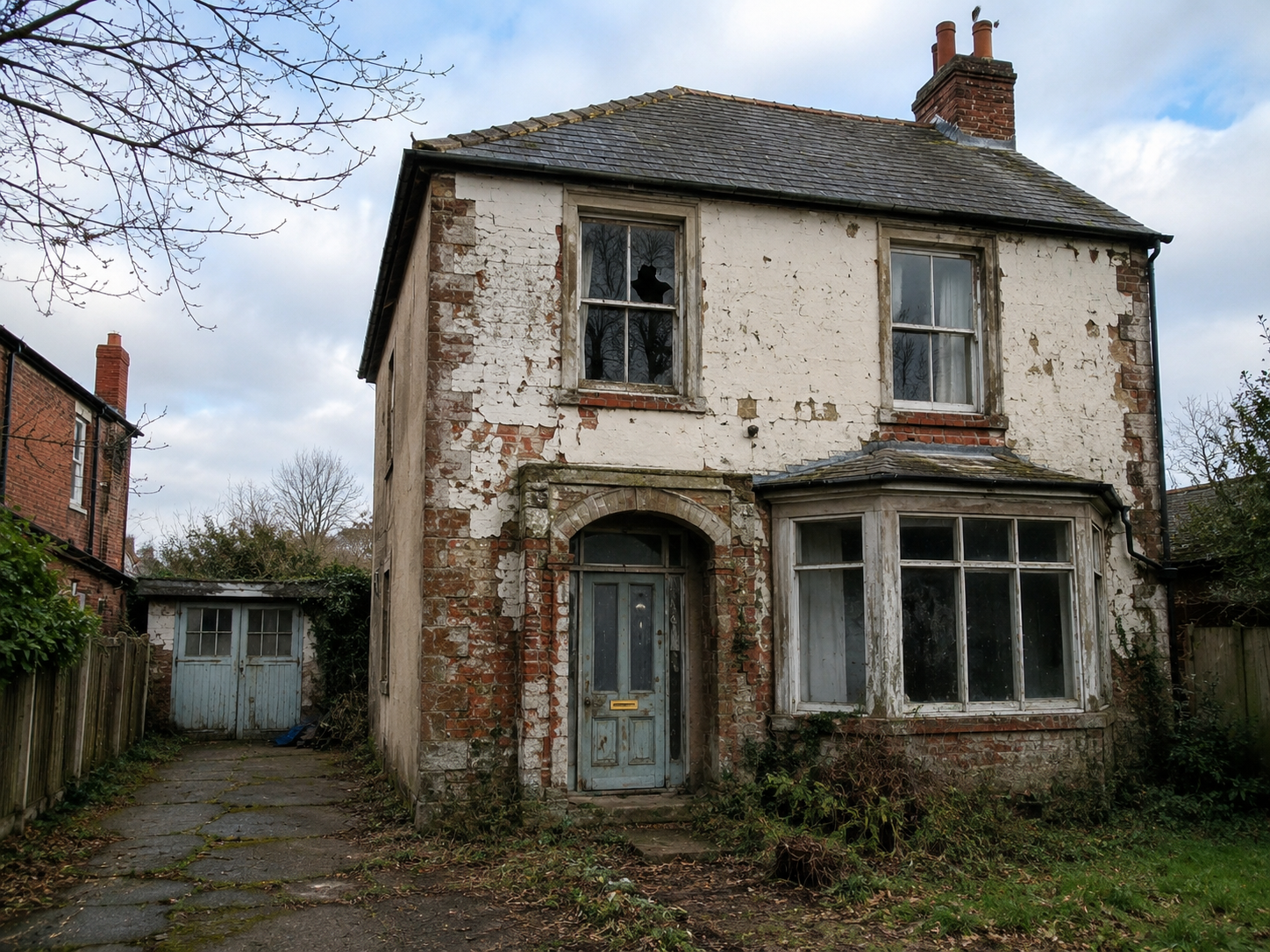 Run down property ready for a cash buyer or auction sale - Heritage Property consultants