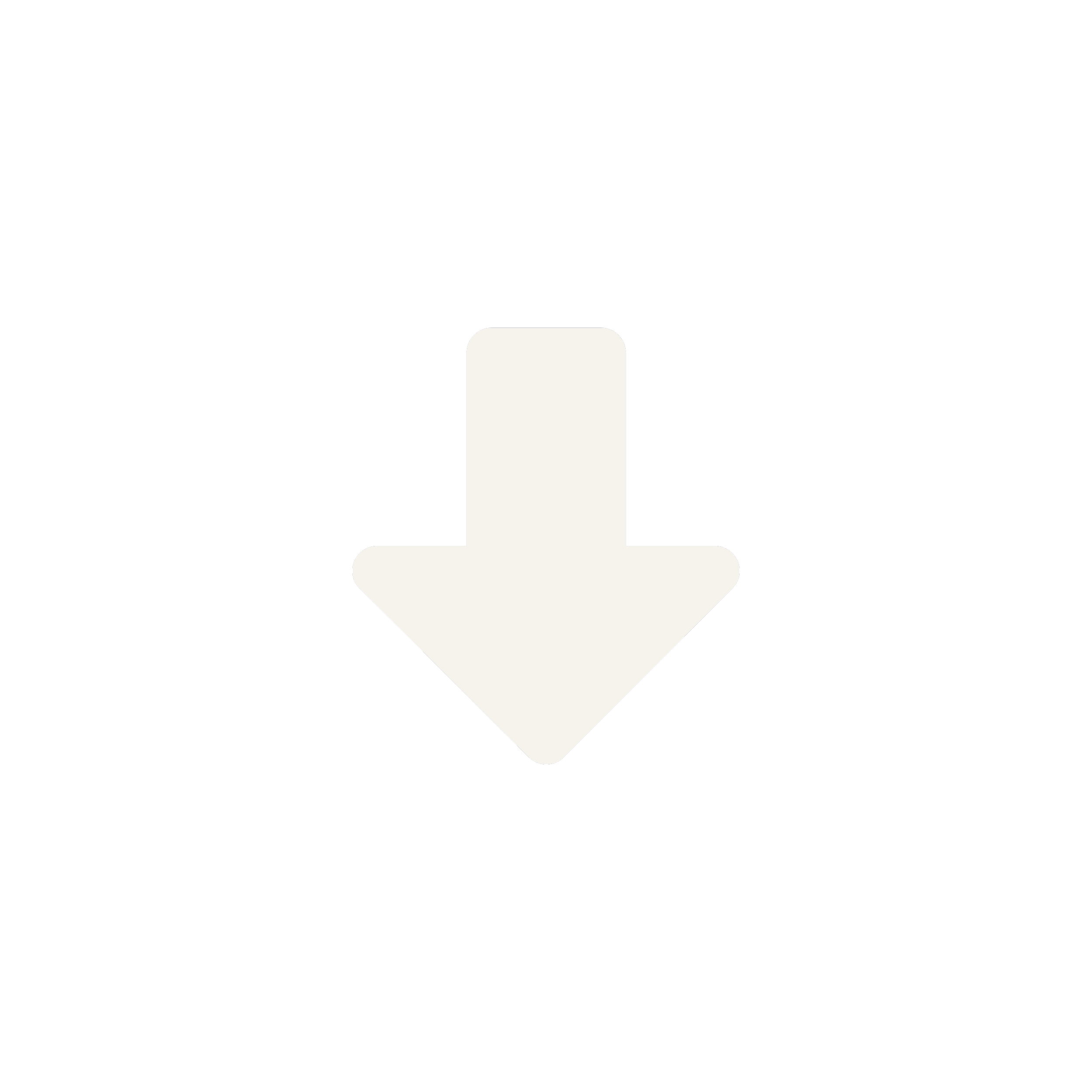 Download icon with a downward arrow inside a black circle