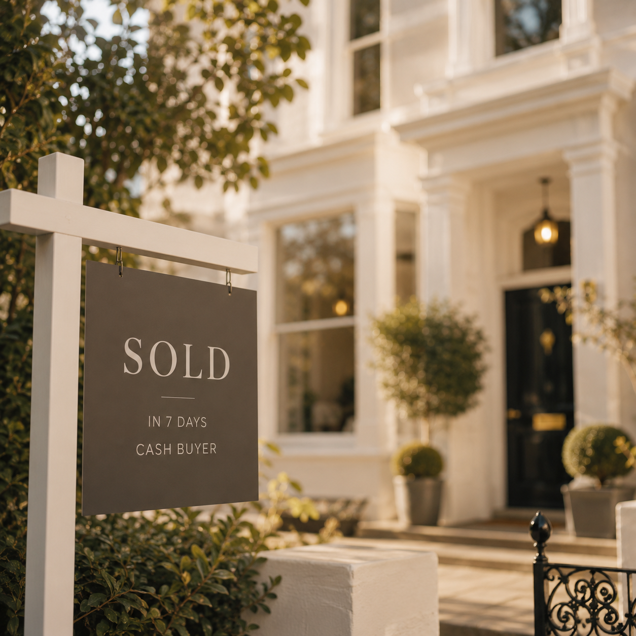 Heritage Property Consultants sold board outside UK property — cash sale completed in 7 days
