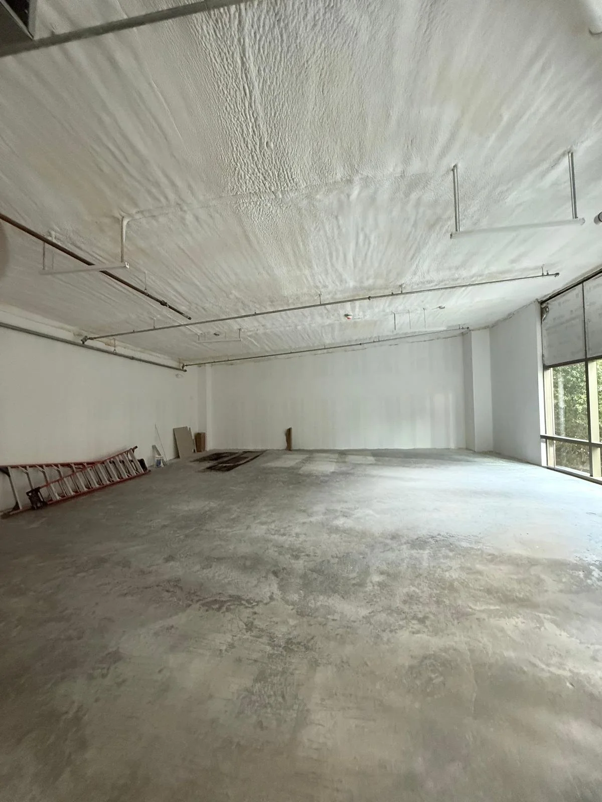 A before image of the space - This area is the conference and food hall area based off the plan.