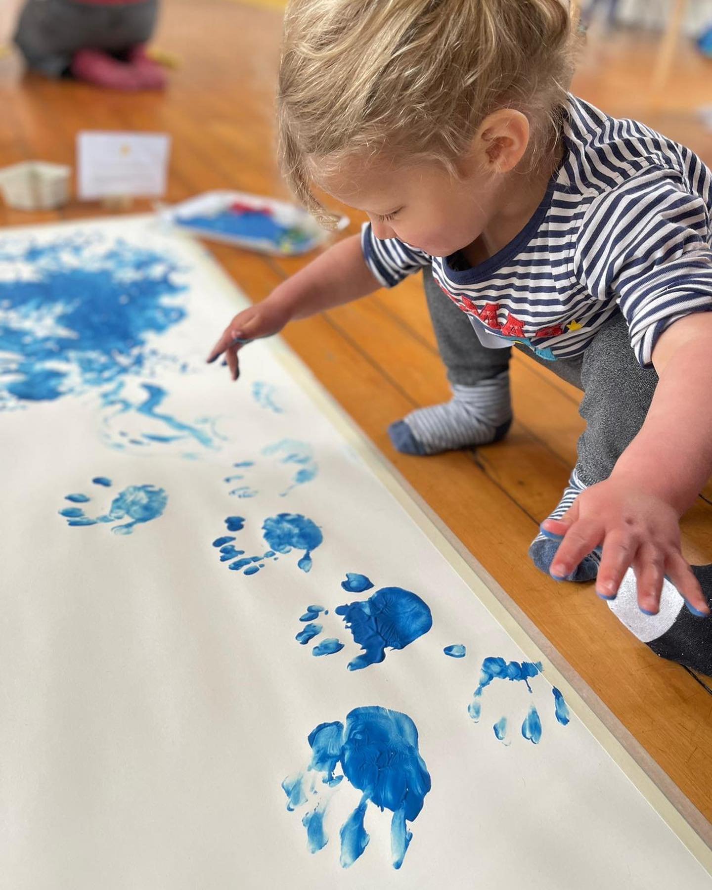 toddler painting