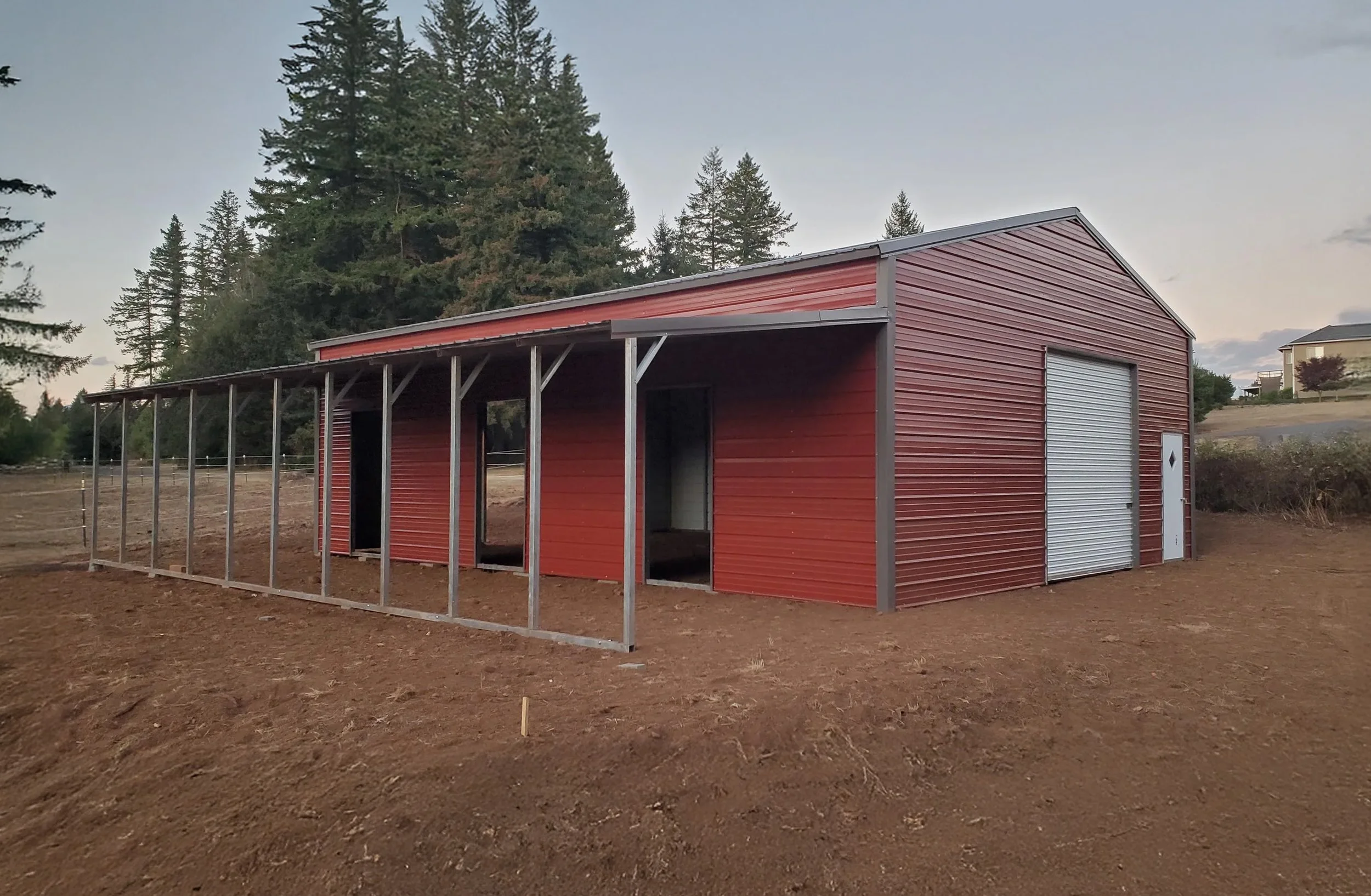Heavy Metal Carports Vertical A-Frame 